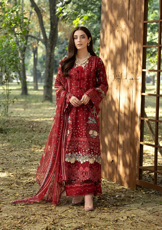 [ SUIT C ] - ELAF CHIKANKARI PRINTS WITH CHIFFON DUPATTA 2026