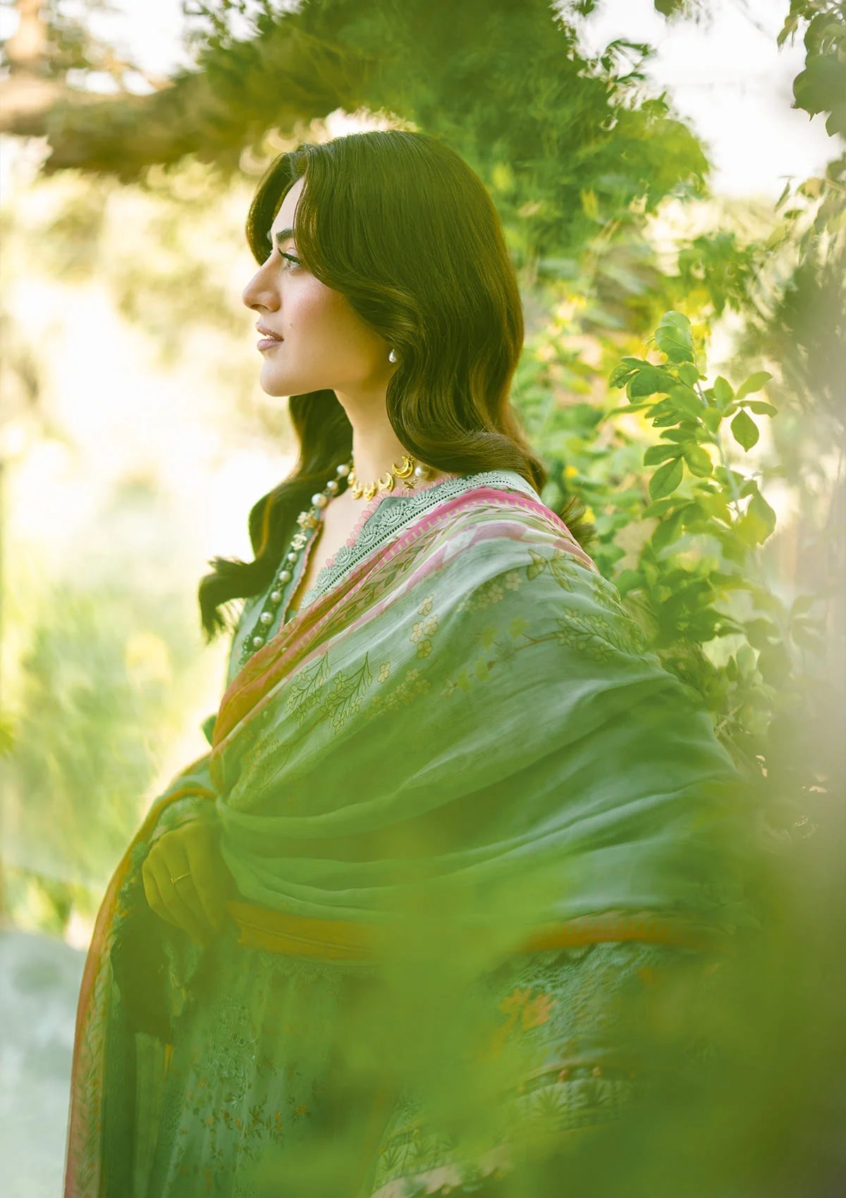 [ SUIT B ] - ELAF CHIKANKARI PRINTS WITH CHIFFON DUPATTA 2026