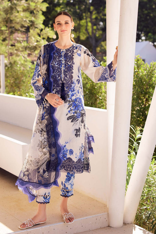 JADE FLORA 3 PC LAWN EMBROIDERED COLLECTION SS 25