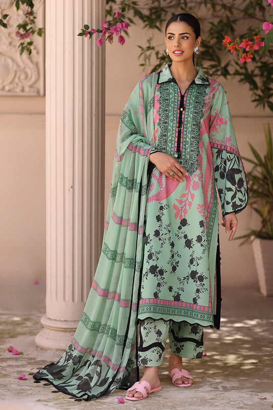 [ SUIT J ] - CHARIZMA C - PRINTS LAWN WITH PRINTED CHIFFON DUPATTA COLLECTION 2026