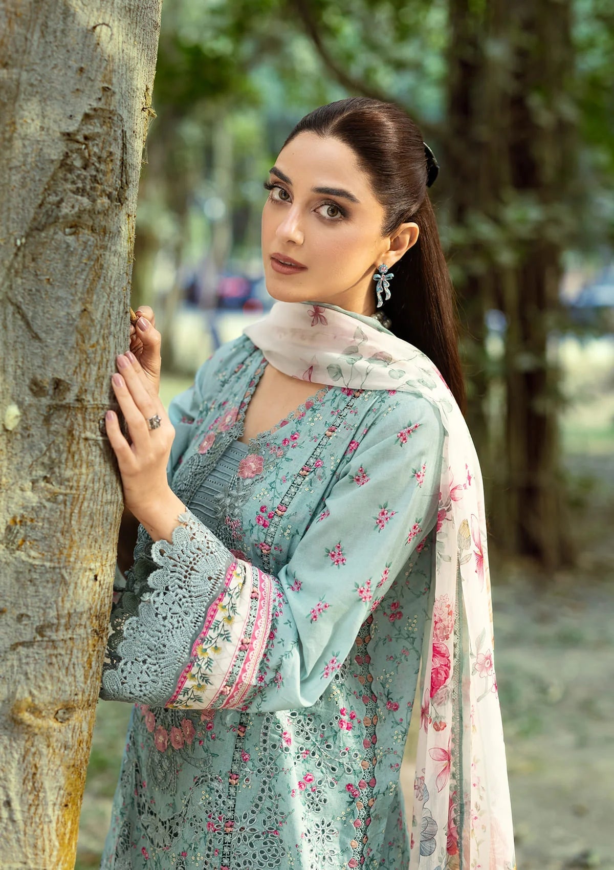 [ SUIT N ] - ELAF CHIKANKARI PRINTS WITH CHIFFON DUPATTA 2026