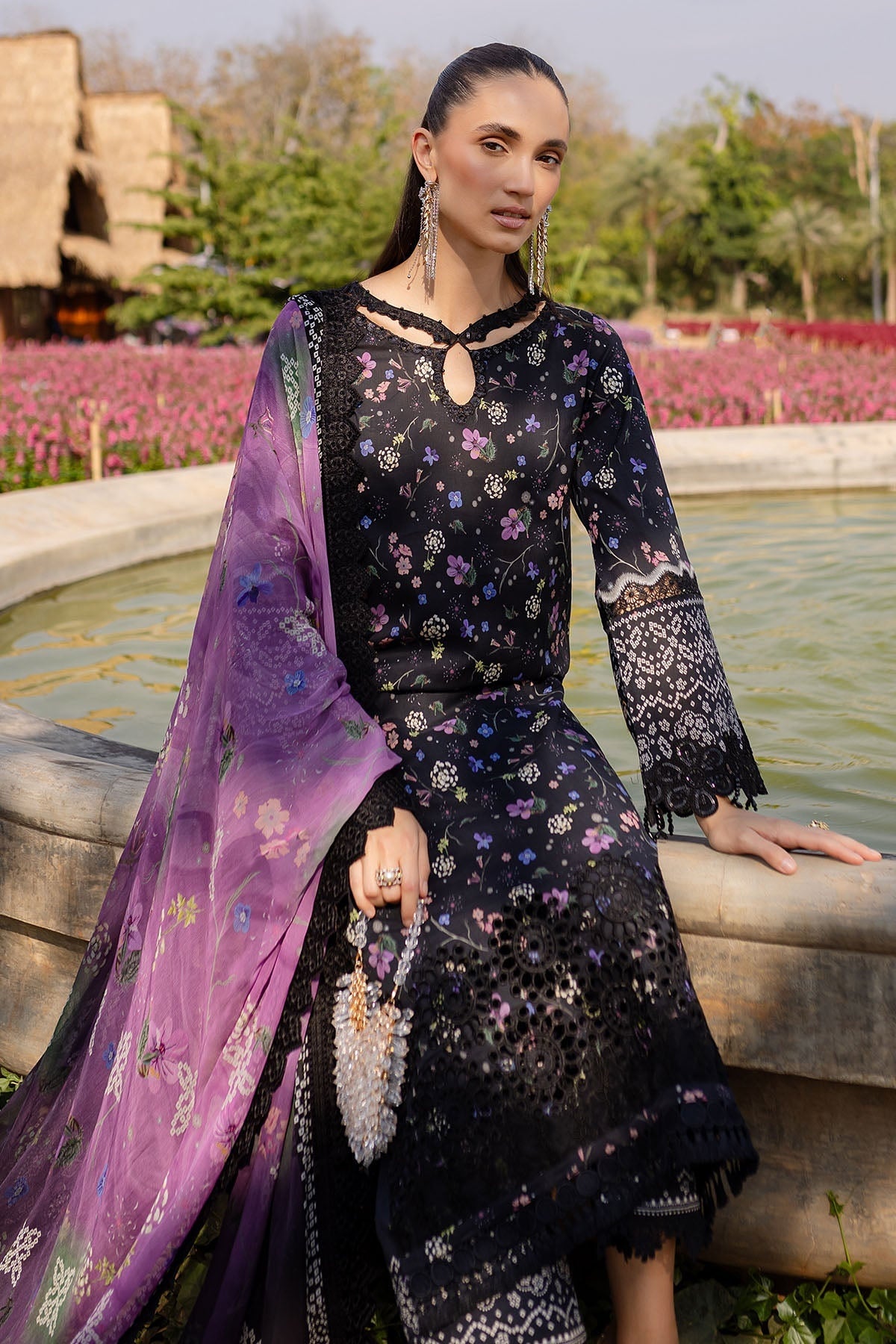NUREH BLOOM LAWN PRINTED EMBROIDERED COLLECTION 2025