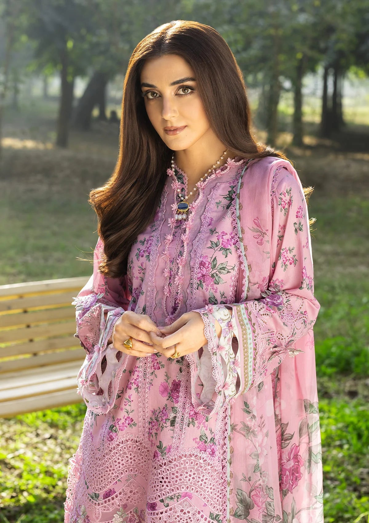 [ SUIT D ] - ELAF CHIKANKARI PRINTS WITH CHIFFON DUPATTA 2026