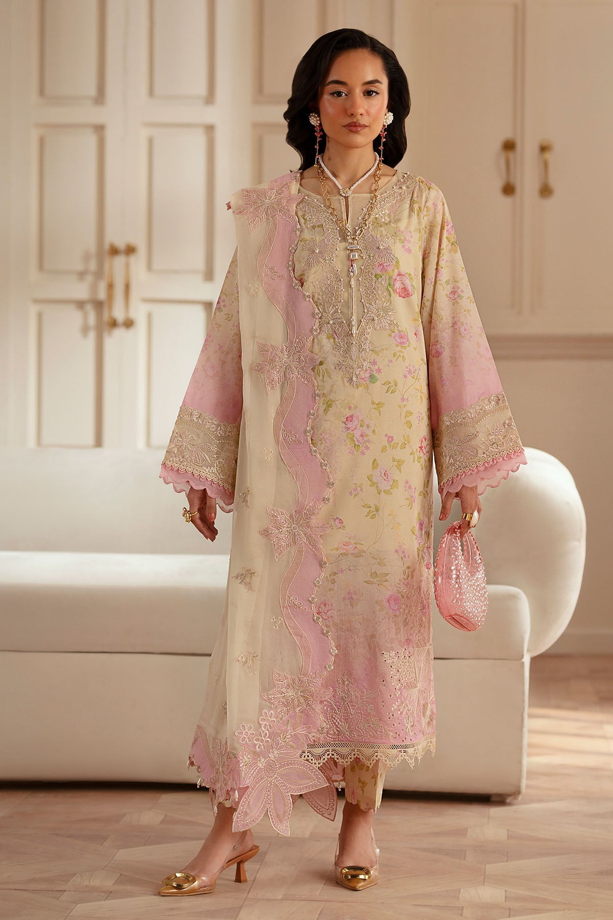 NUREH FEYA EID EDIT LAWN EMBROIDERED 2025