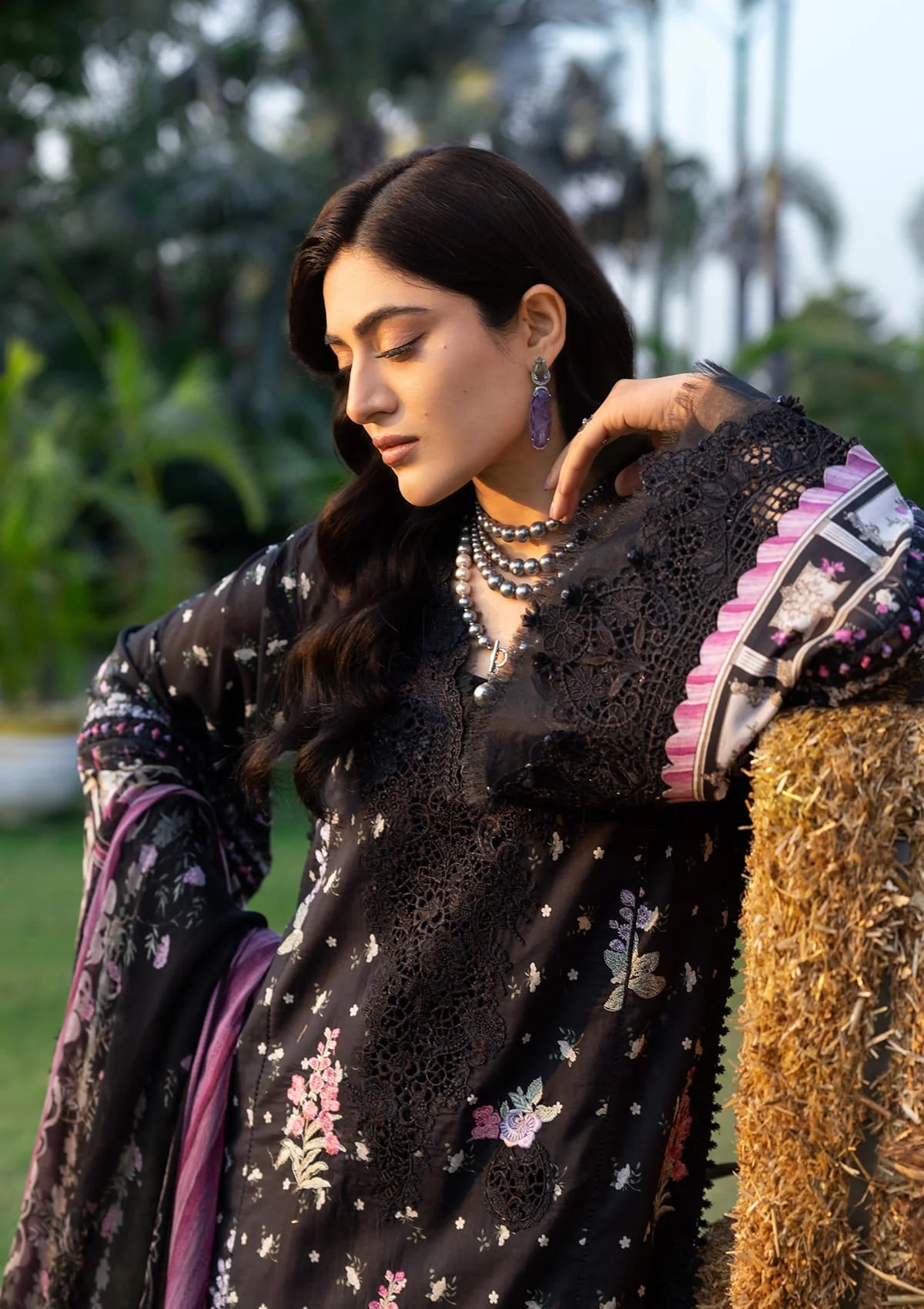 [ SUIT K ] - ELAF CHIKANKARI PRINTS WITH CHIFFON DUPATTA 2026