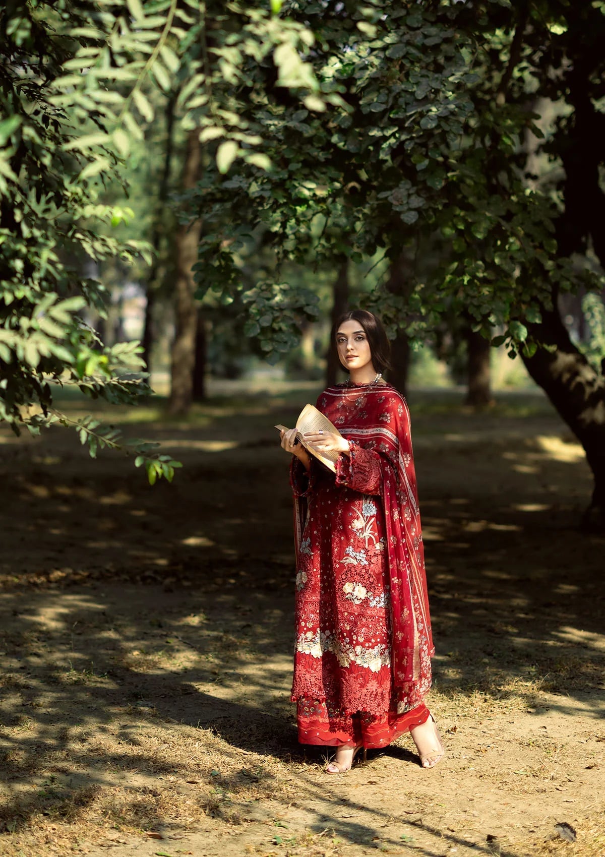 [ SUIT C ] - ELAF CHIKANKARI PRINTS WITH CHIFFON DUPATTA 2026