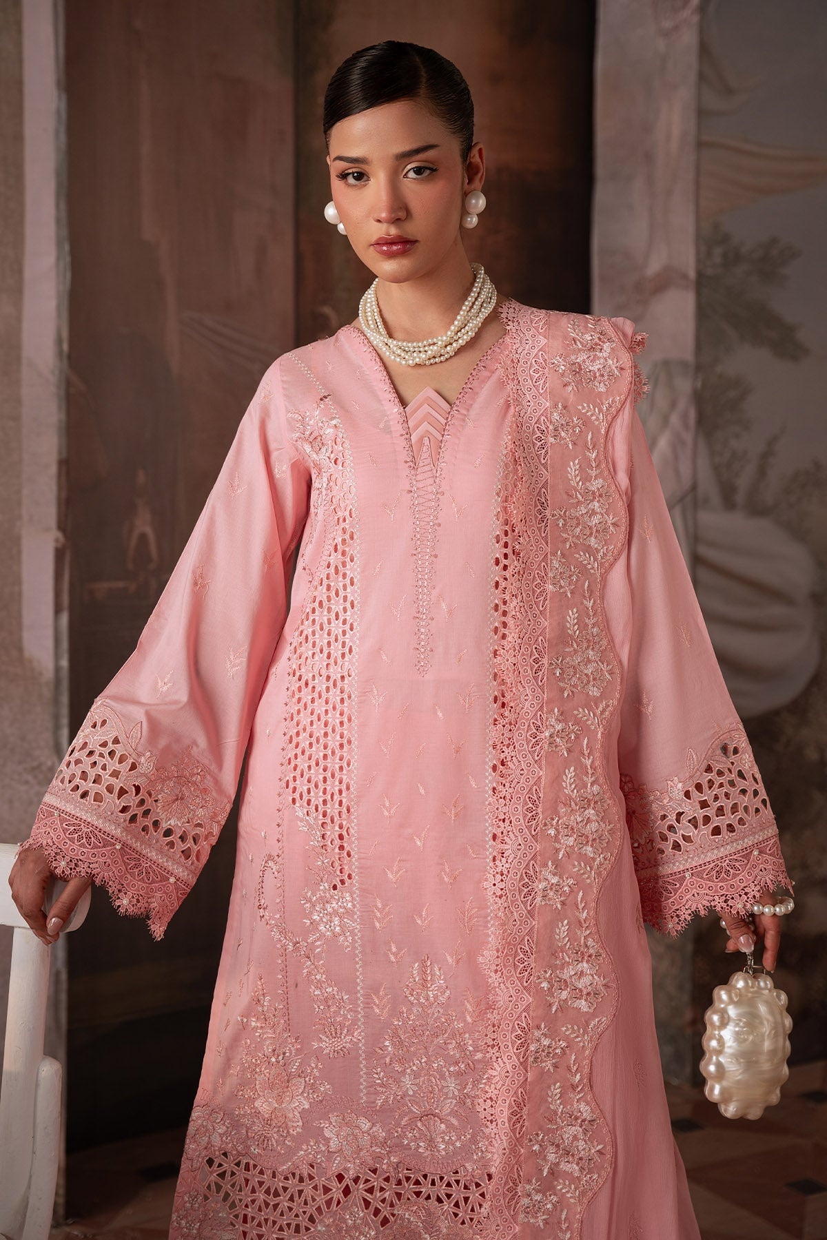 [ SUIT D ] - NUREH FEYA EMBROIDERED LAWN WITH EMBROIDERED CHIFFON DUPATTA COLLECTION 2026