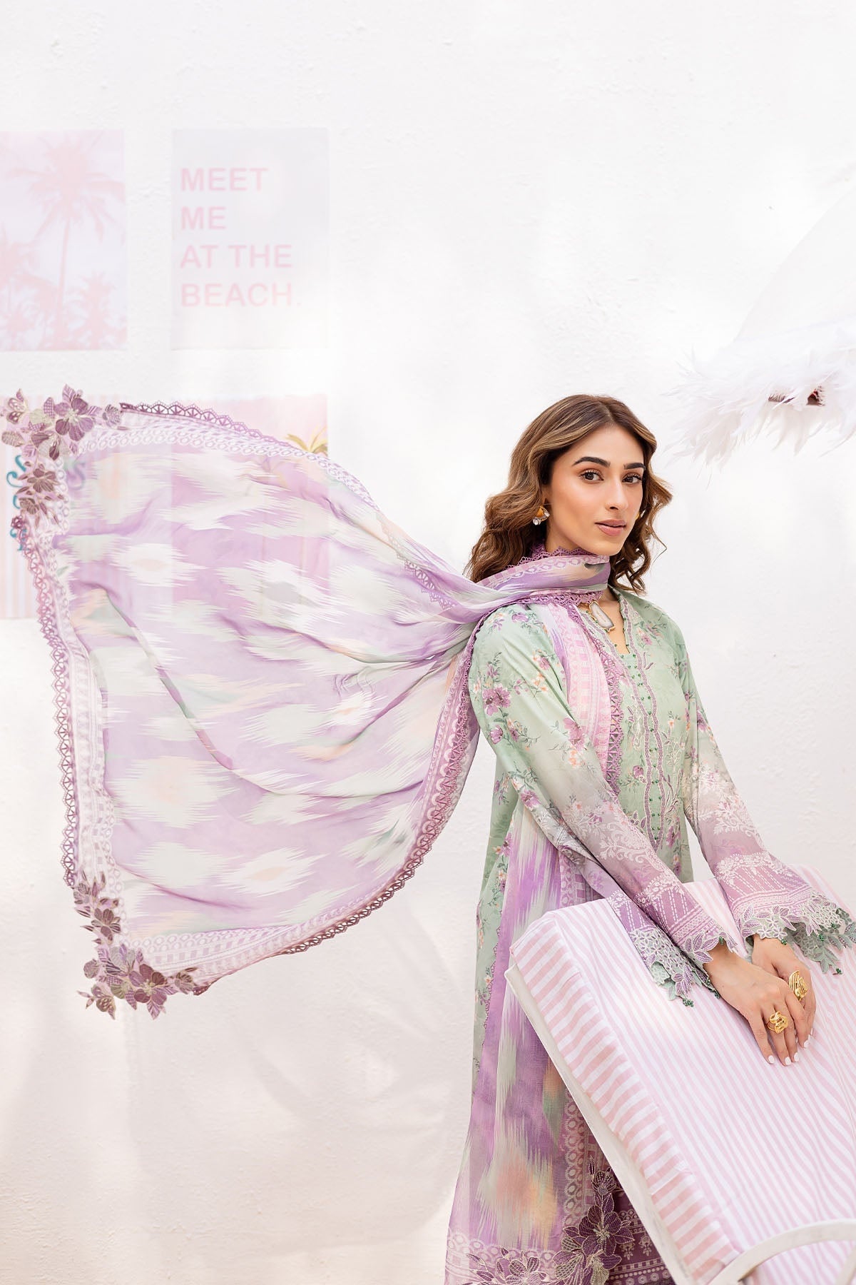 NUREH GARDENIA LAWN EMBROIDERED COLLECTION 2025
