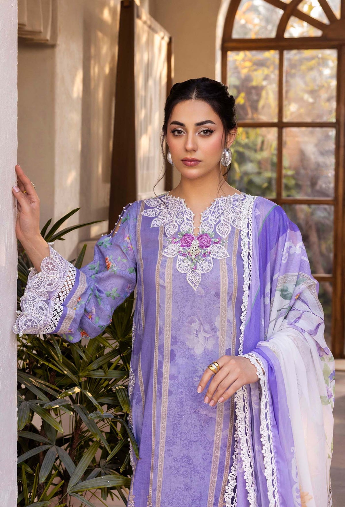 ADANS LIBAS CHANTELLE LAWN EMBROIDERED 2025