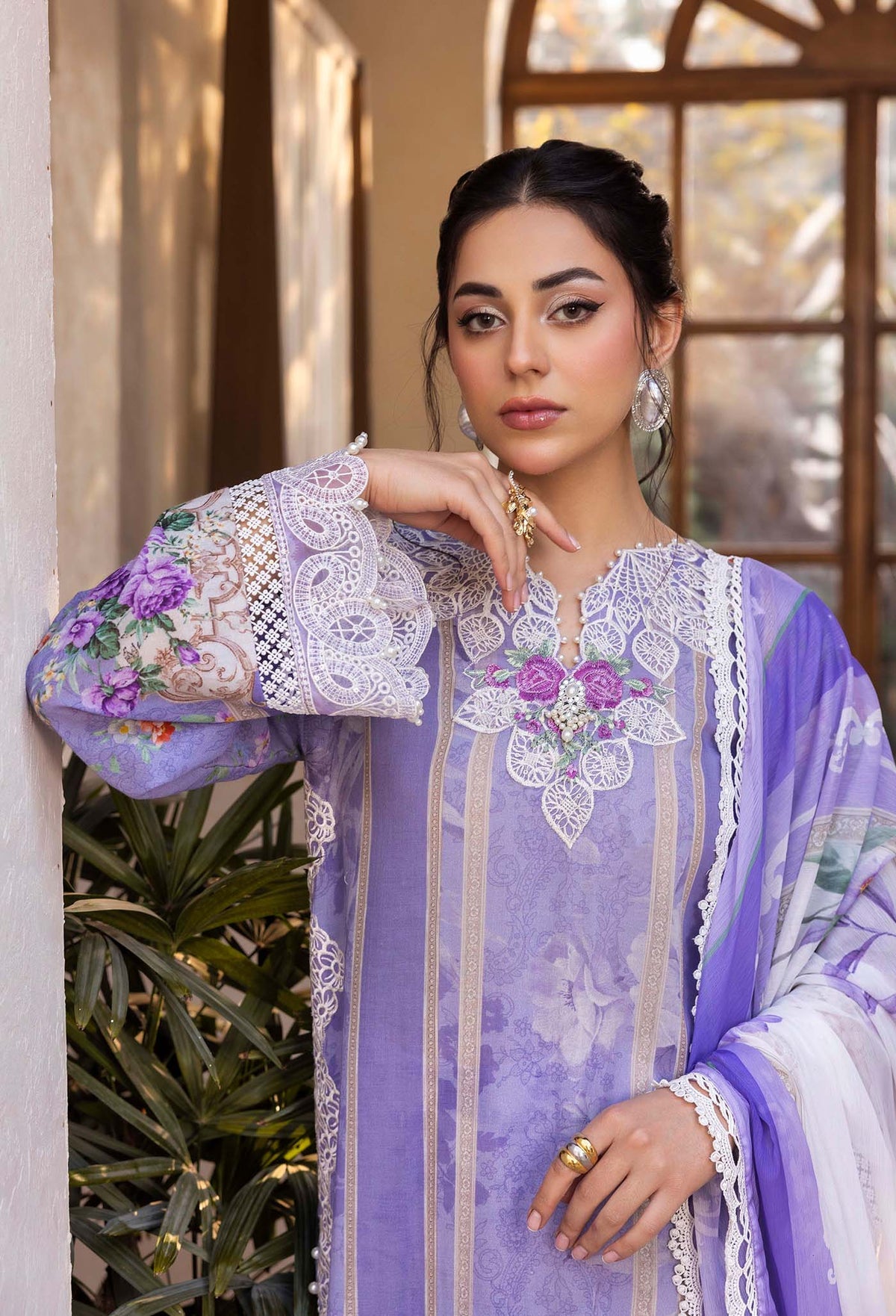 ADANS LIBAS CHANTELLE LAWN EMBROIDERED 2025