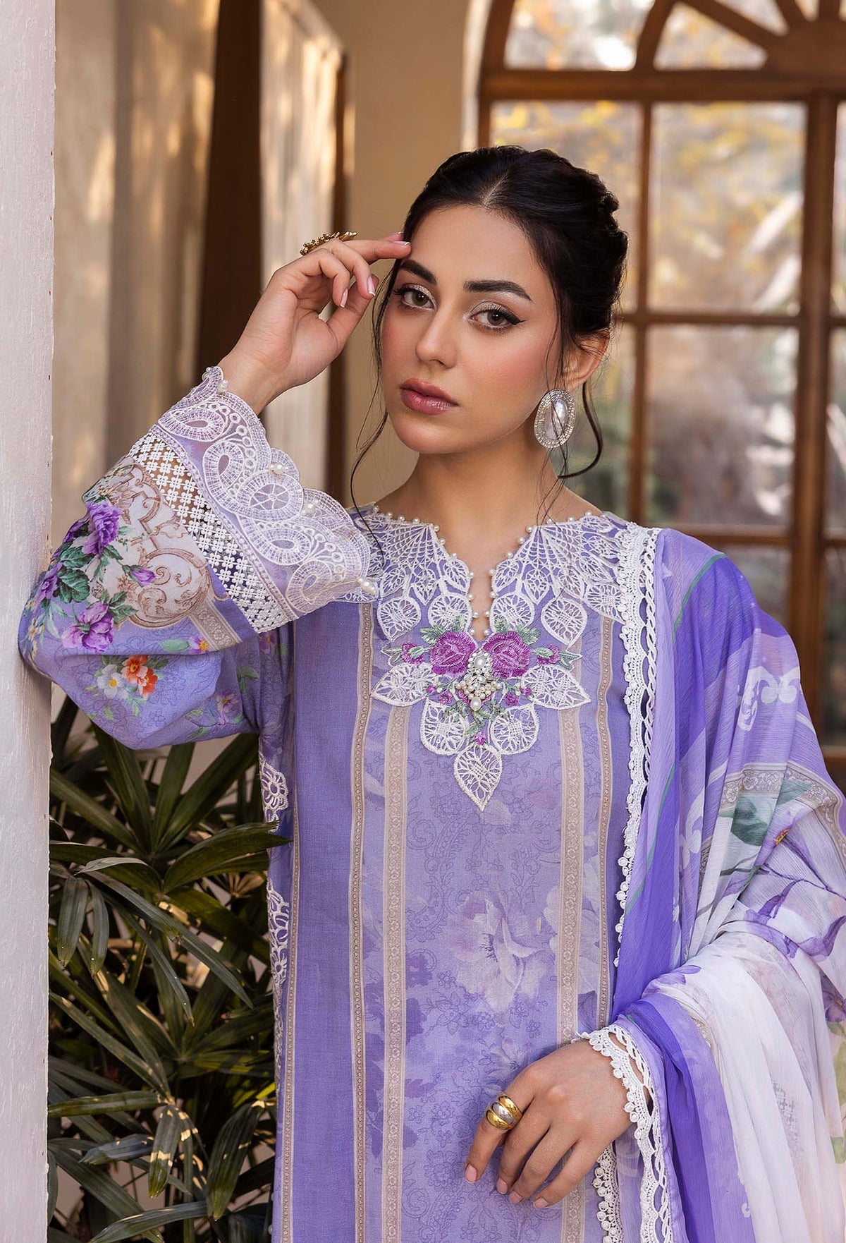 ADANS LIBAS CHANTELLE LAWN EMBROIDERED 2025