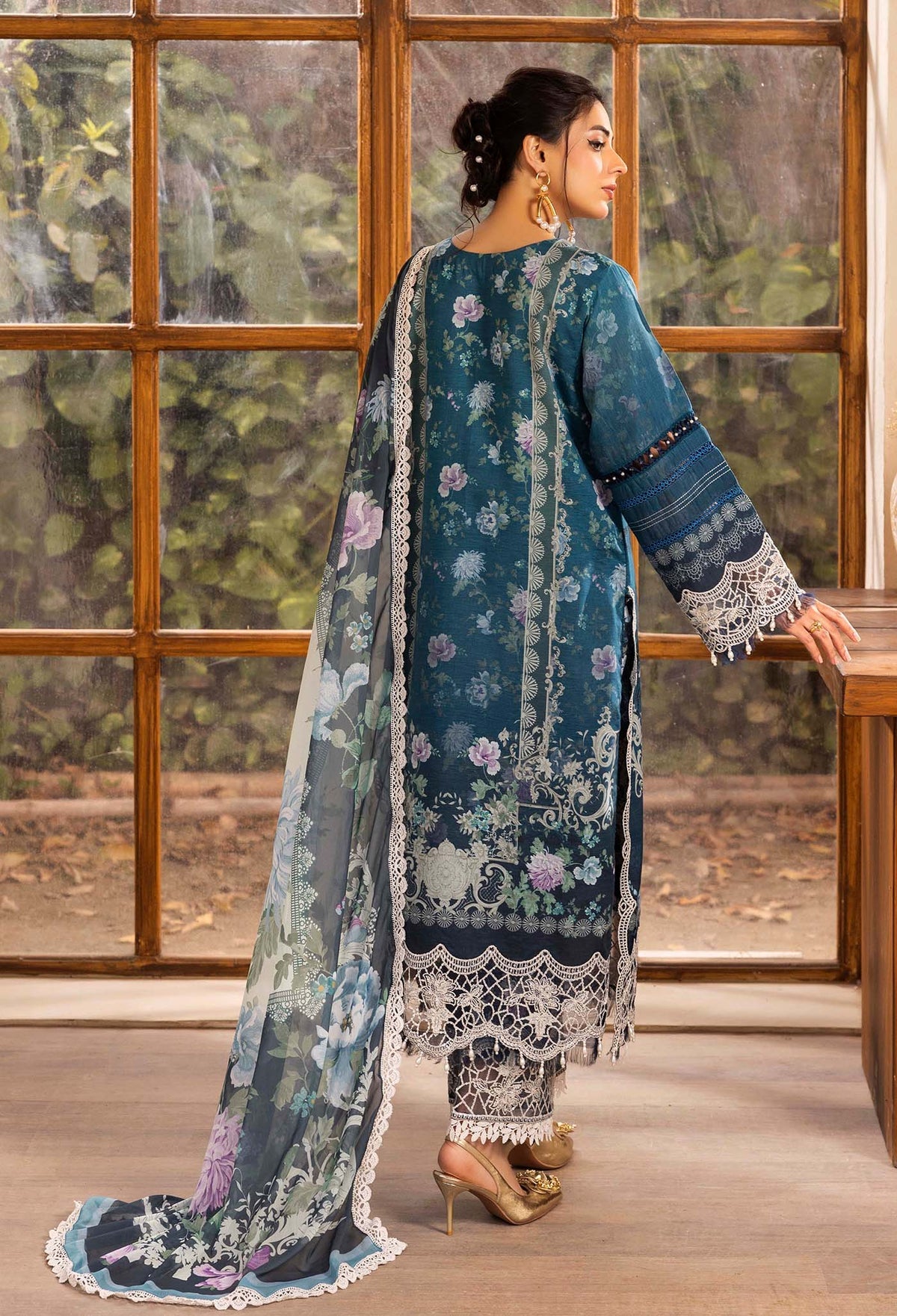 ADANS LIBAS CHANTELLE LAWN EMBROIDERED 2025