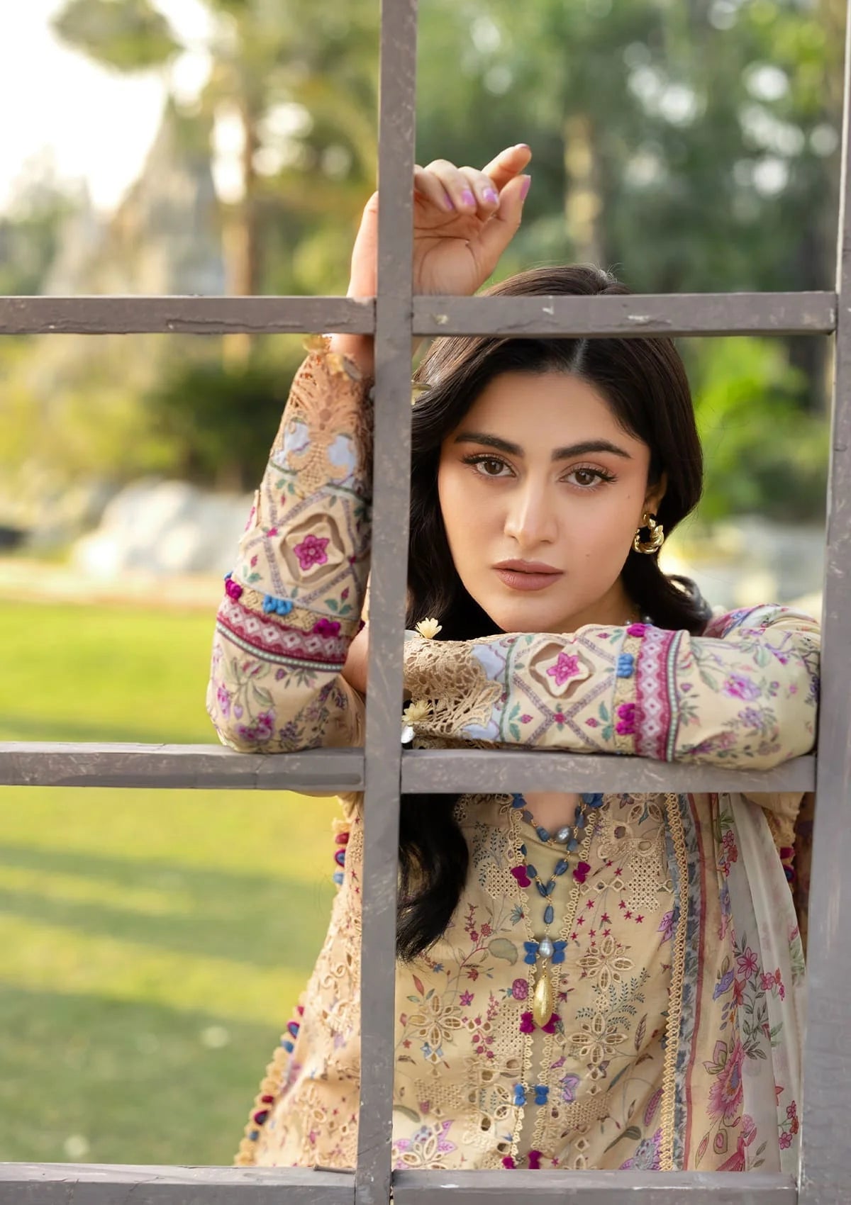 [ SUIT H ] - ELAF CHIKANKARI PRINTS WITH CHIFFON DUPATTA 2026