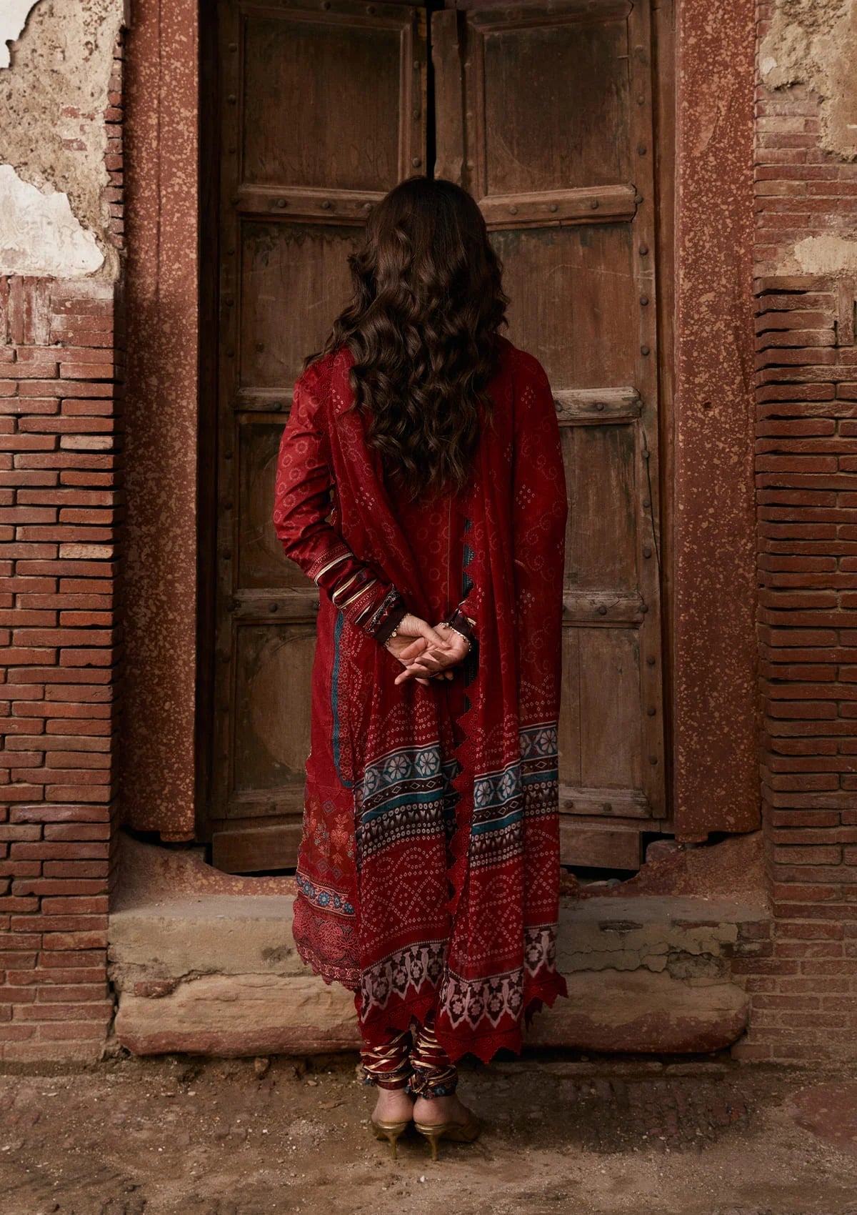 [ SUIT A ] - KAHF AANGAN LUXURY PRINT LAWN WITH CHIFFON DUPATTA 2026