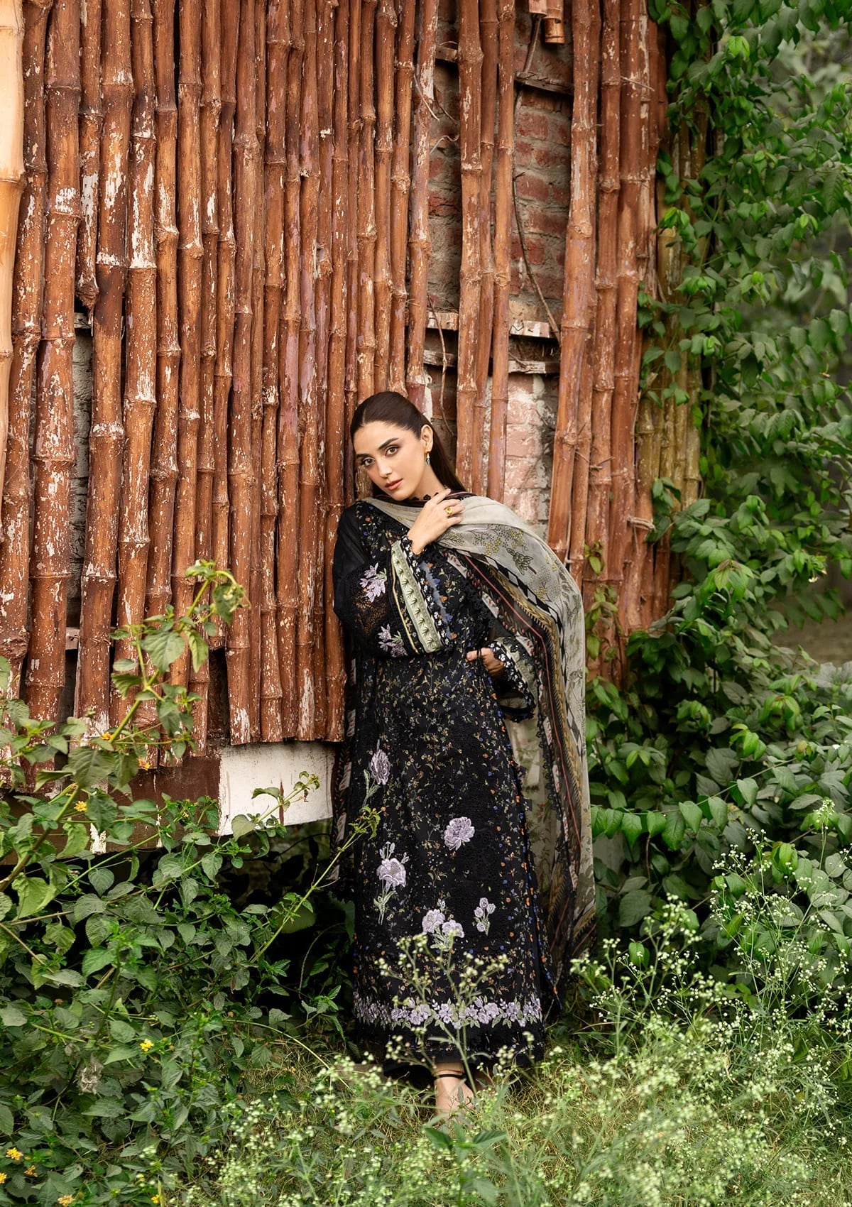 [ SUIT E ] - ELAF CHIKANKARI PRINTS WITH CHIFFON DUPATTA 2026