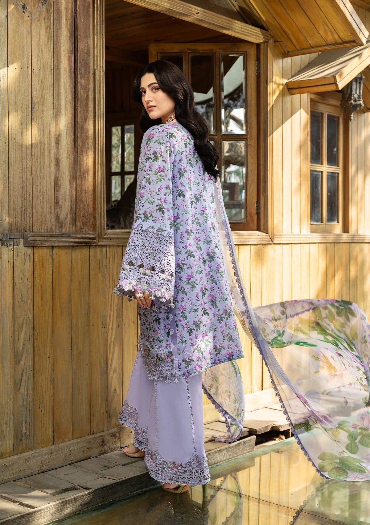 [ SUIT I ] - ELAF CHIKANKARI PRINTS WITH CHIFFON DUPATTA 2026