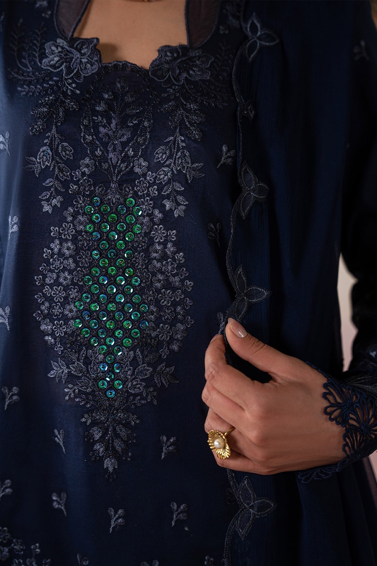 [ SUIT C ] - NUREH FEYA EMBROIDERED LAWN WITH EMBROIDERED CHIFFON DUPATTA COLLECTION 2026