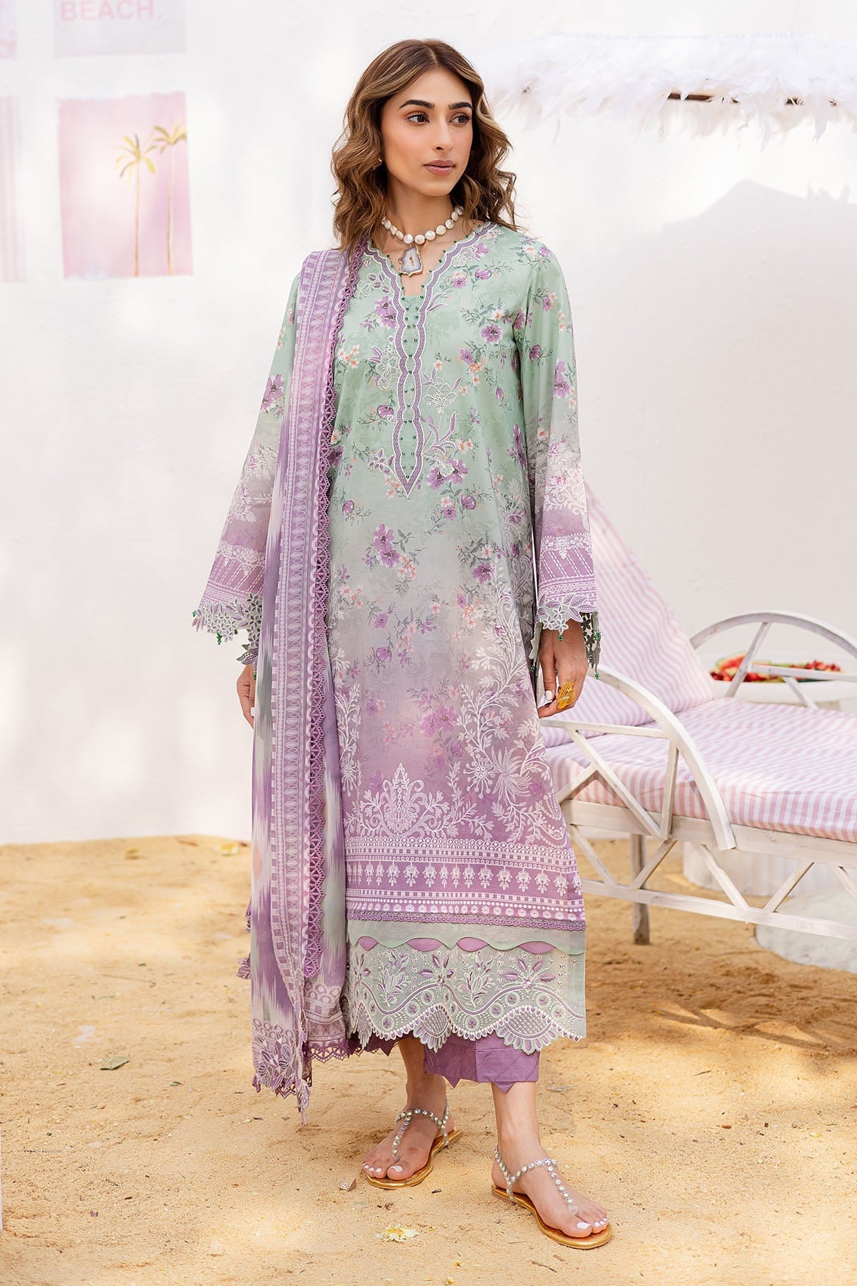 NUREH GARDENIA LAWN EMBROIDERED COLLECTION 2025
