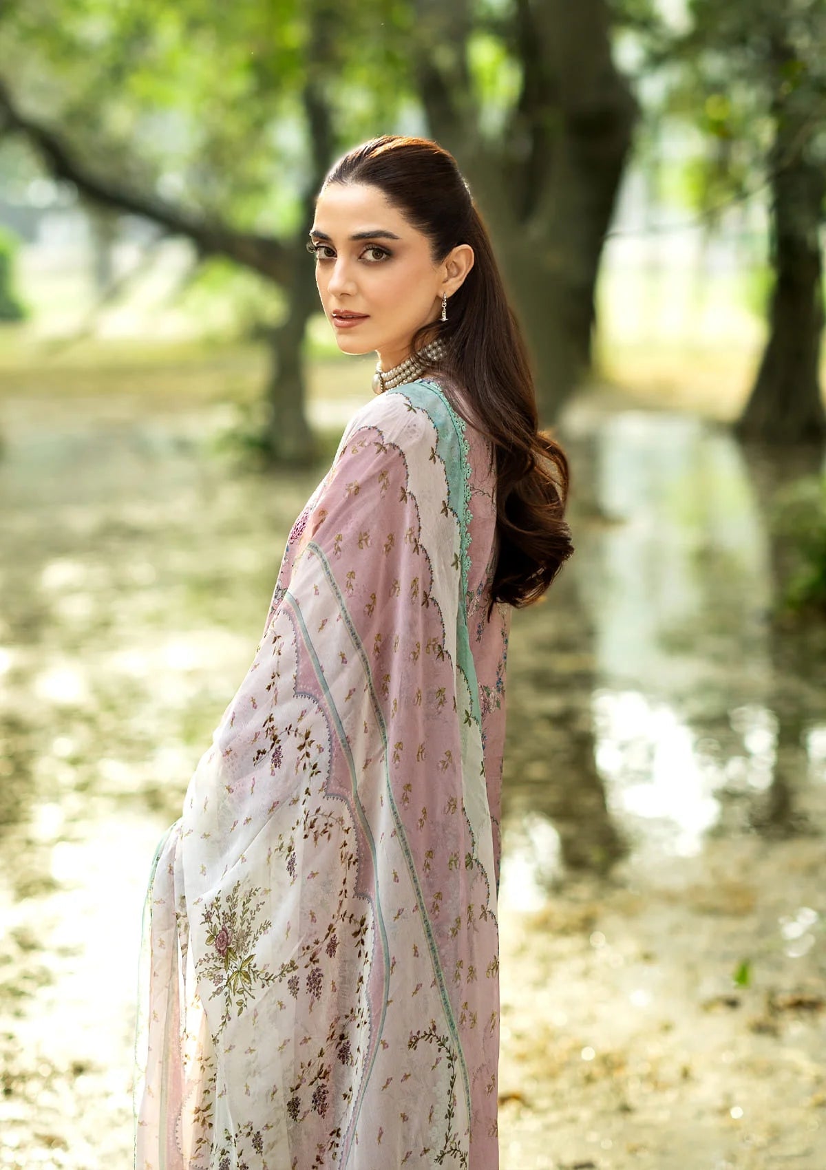 [ SUIT P ] - ELAF CHIKANKARI PRINTS WITH CHIFFON DUPATTA 2026