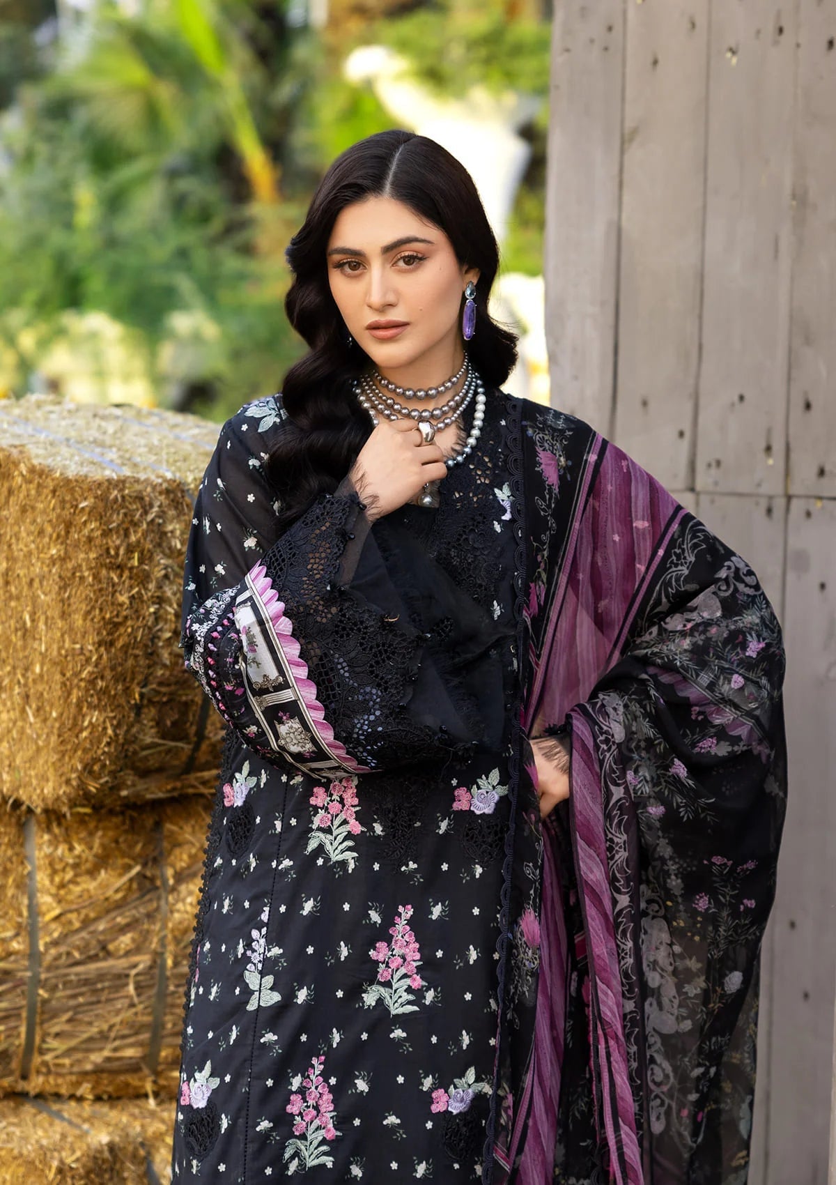 [ SUIT K ] - ELAF CHIKANKARI PRINTS WITH CHIFFON DUPATTA 2026