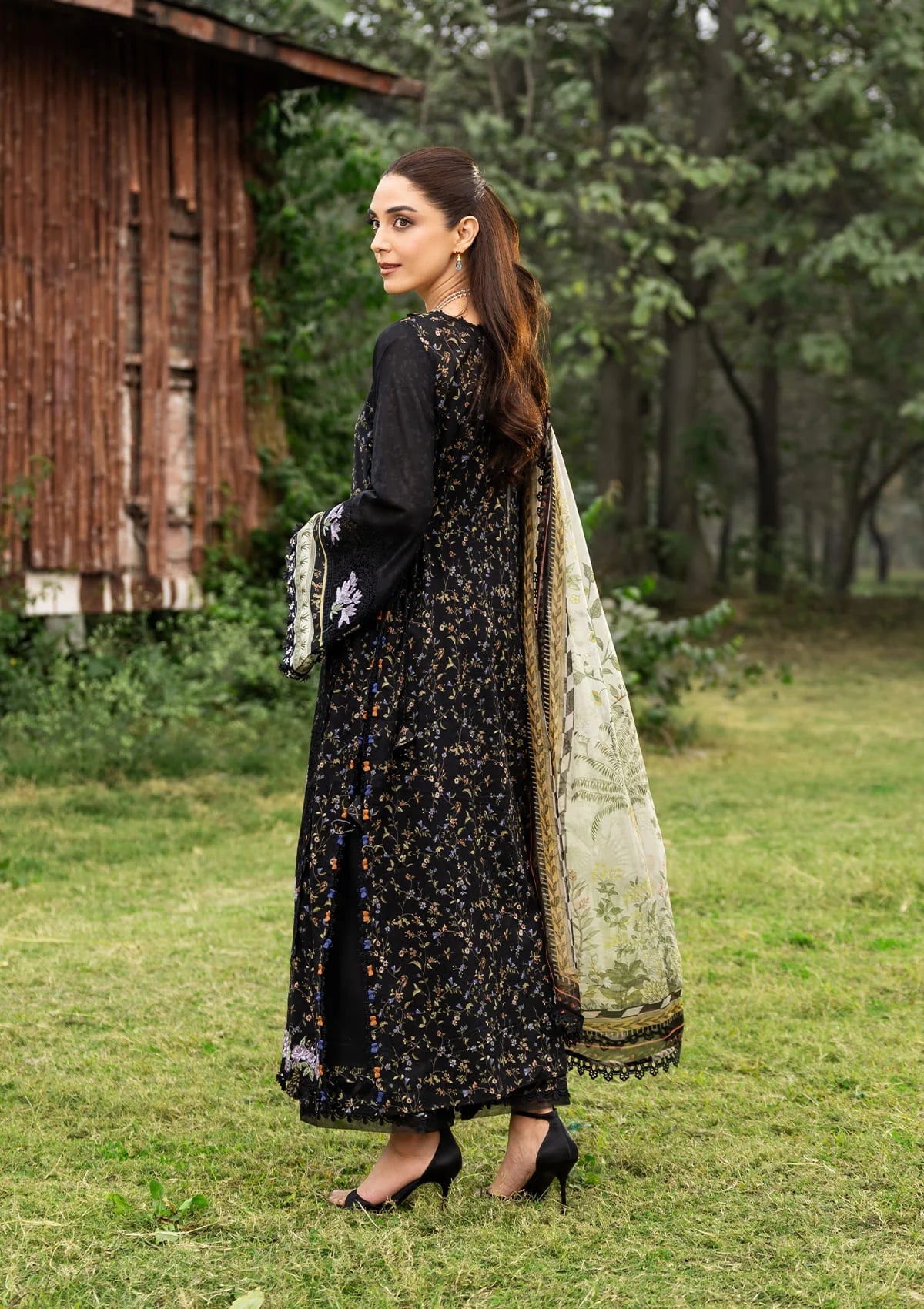 [ SUIT E ] - ELAF CHIKANKARI PRINTS WITH CHIFFON DUPATTA 2026