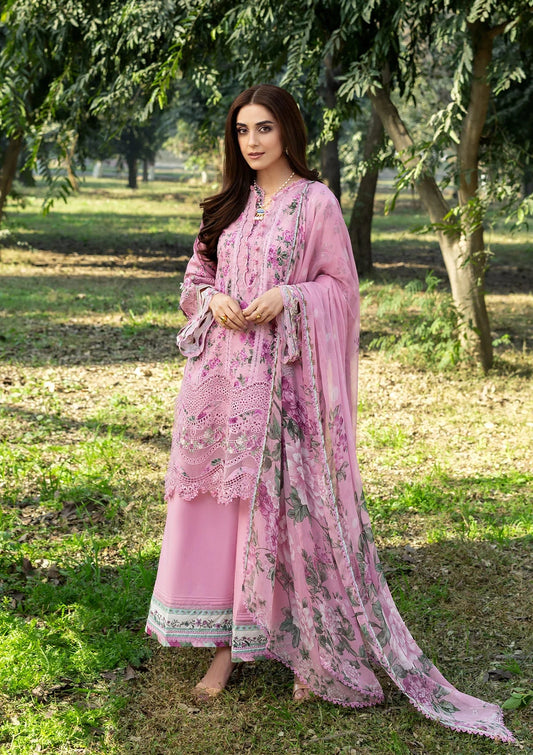[ SUIT D ] - ELAF CHIKANKARI PRINTS WITH CHIFFON DUPATTA 2026