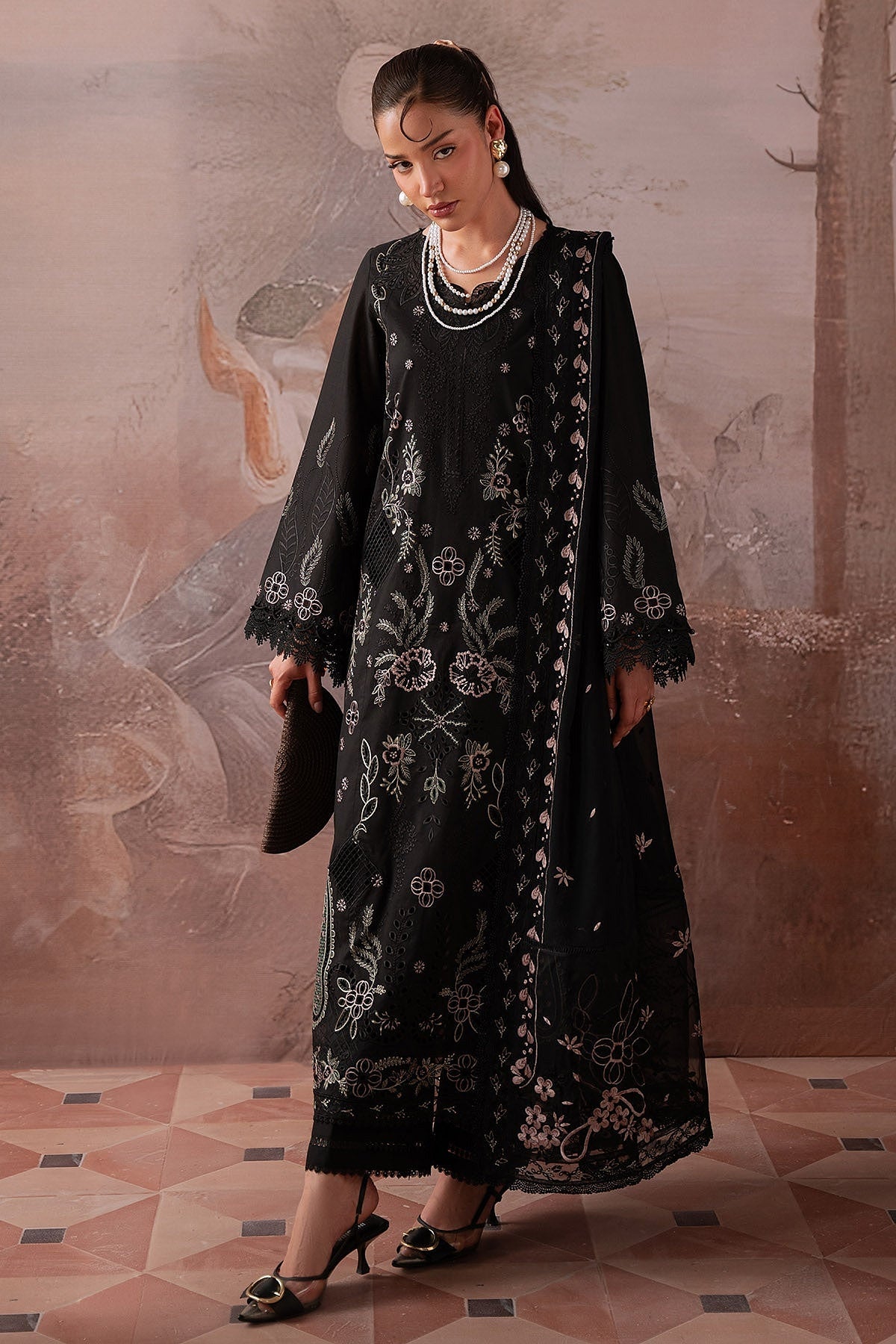 [ SUIT B ] - NUREH FEYA EMBROIDERED LAWN WITH EMBROIDERED CHIFFON DUPATTA COLLECTION 2026