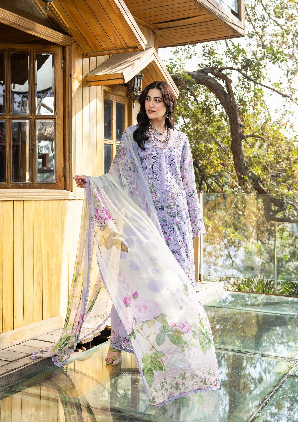 [ SUIT I ] - ELAF CHIKANKARI PRINTS WITH CHIFFON DUPATTA 2026