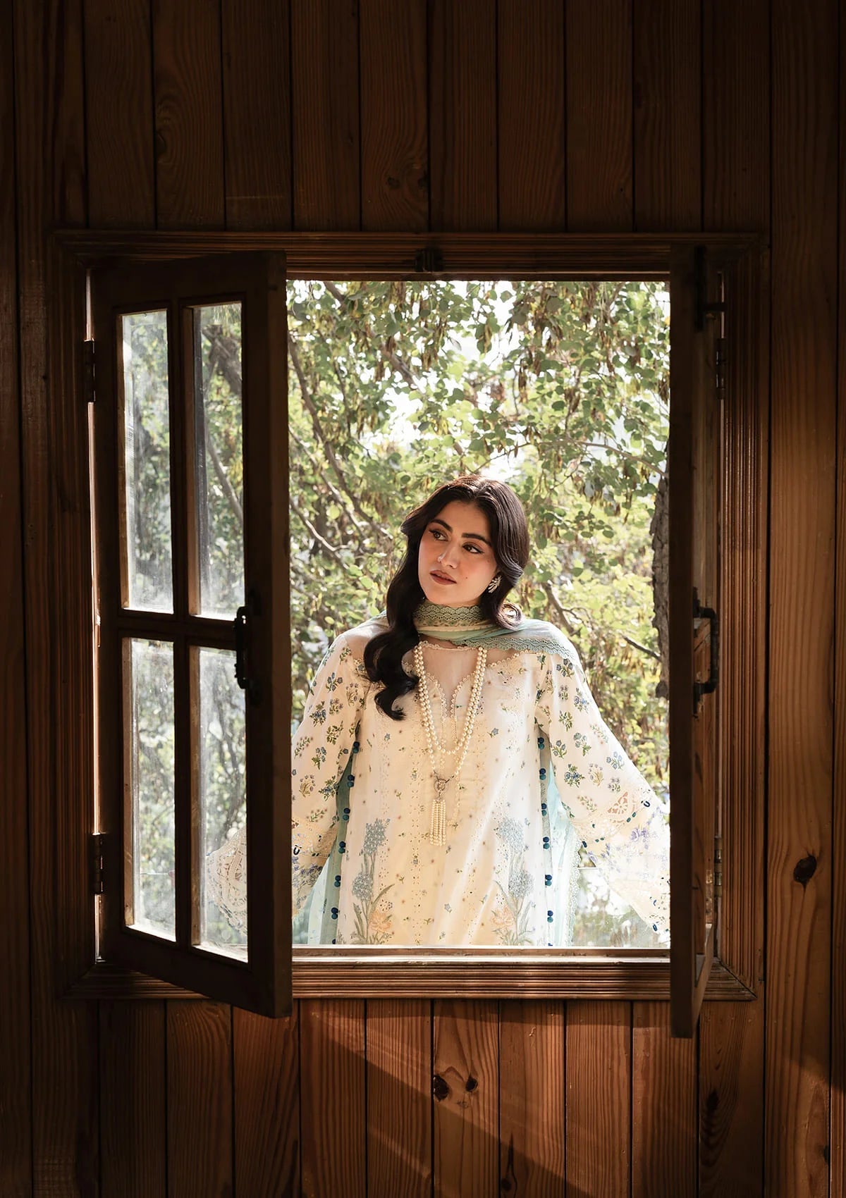 [ SUIT M ] - ELAF CHIKANKARI PRINTS WITH CHIFFON DUPATTA 2026