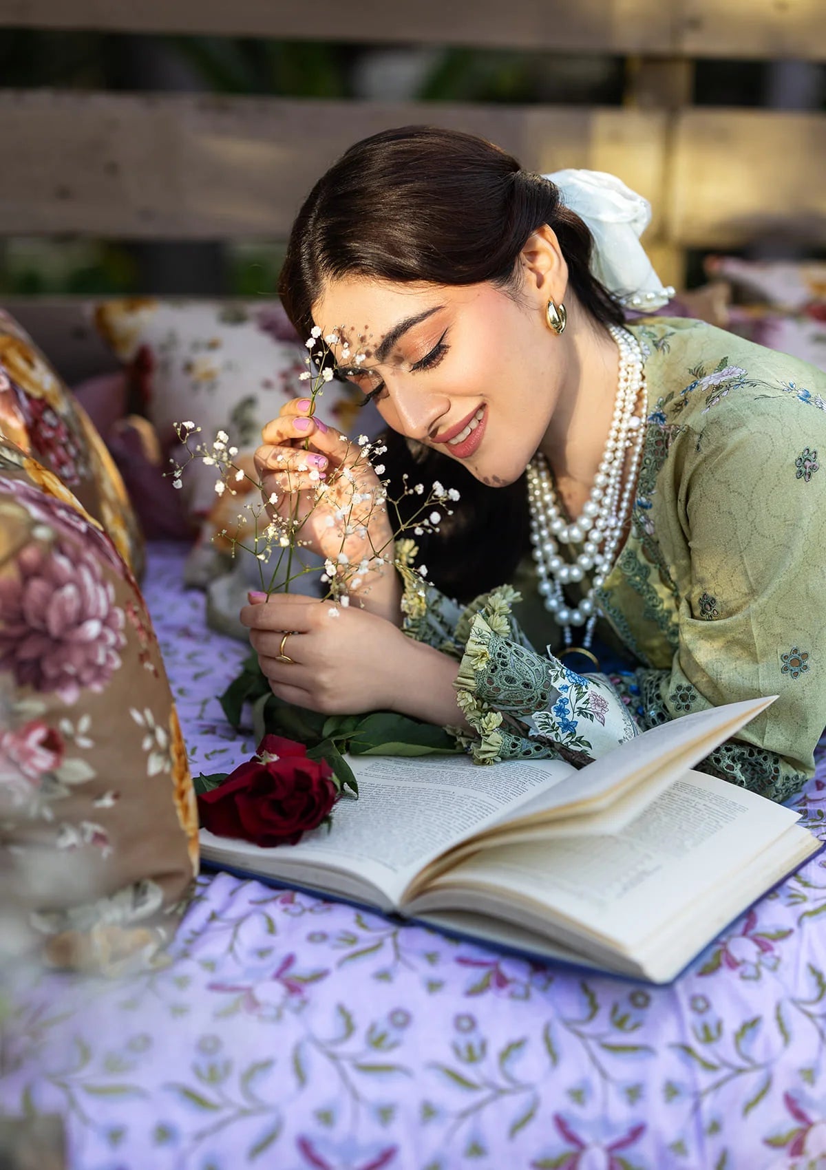 [ SUIT L ] - ELAF CHIKANKARI PRINTS WITH CHIFFON DUPATTA 2026