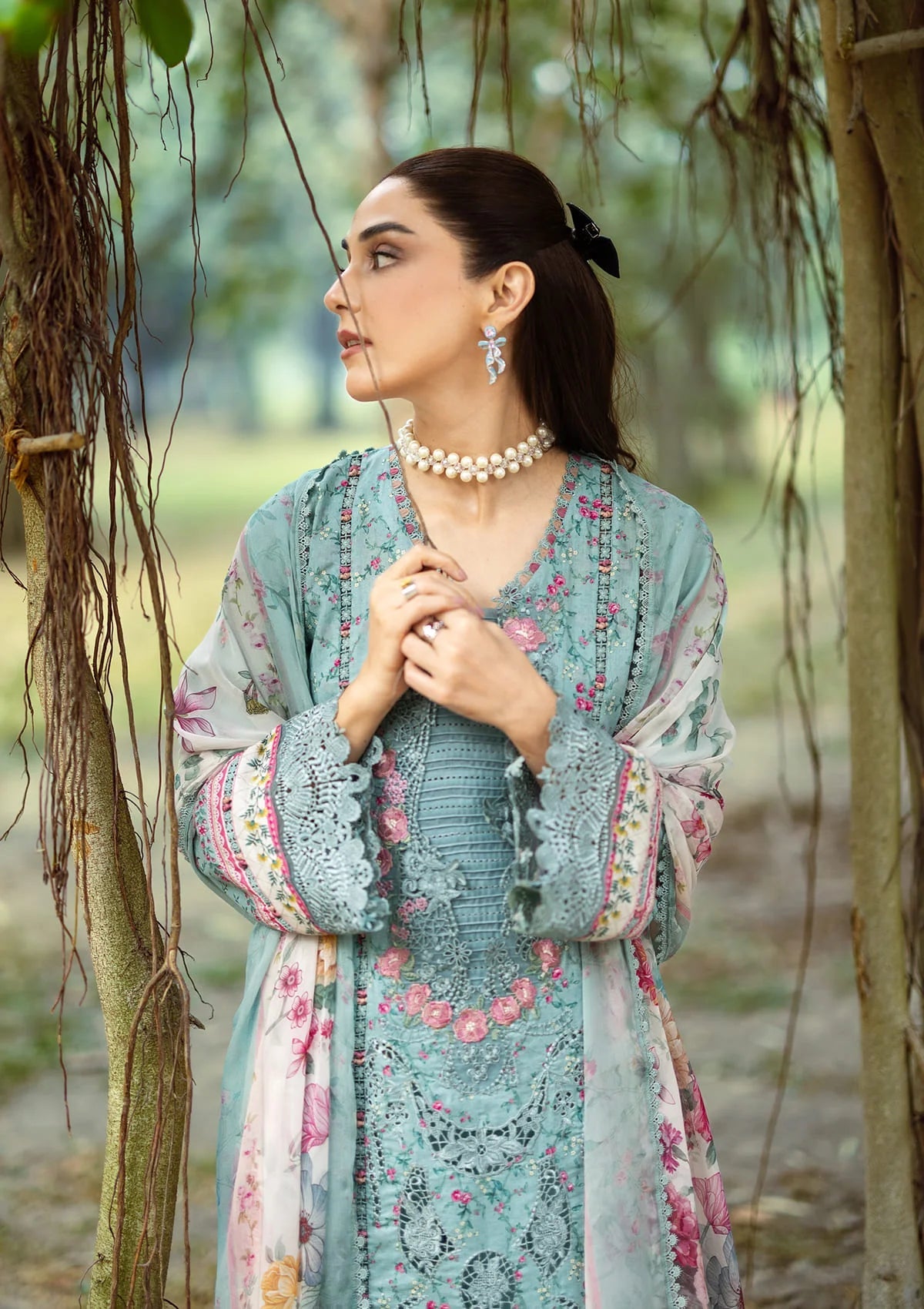 [ SUIT N ] - ELAF CHIKANKARI PRINTS WITH CHIFFON DUPATTA 2026