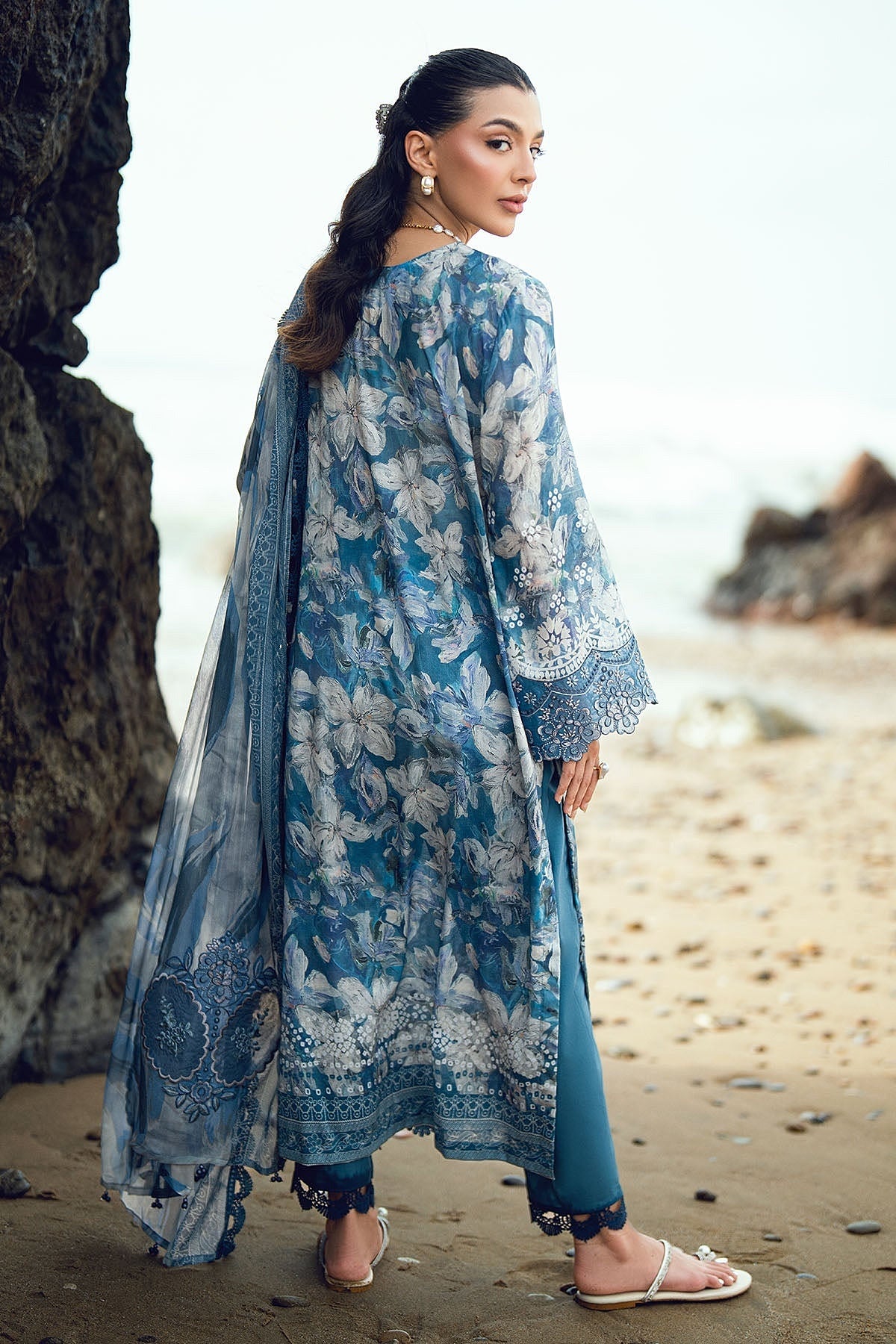 [ SUIT E ] - NUREH GARDENIA LAWN EMBROIDERED AND PRINTED 2026