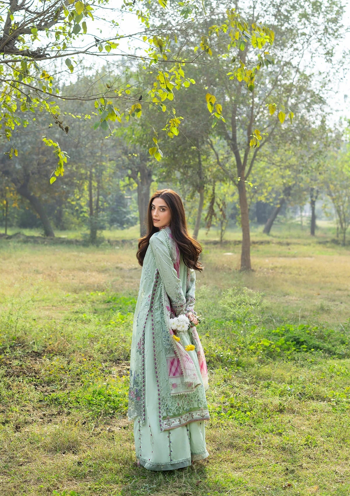[ SUIT J ] - ELAF CHIKANKARI PRINTS WITH CHIFFON DUPATTA 2026