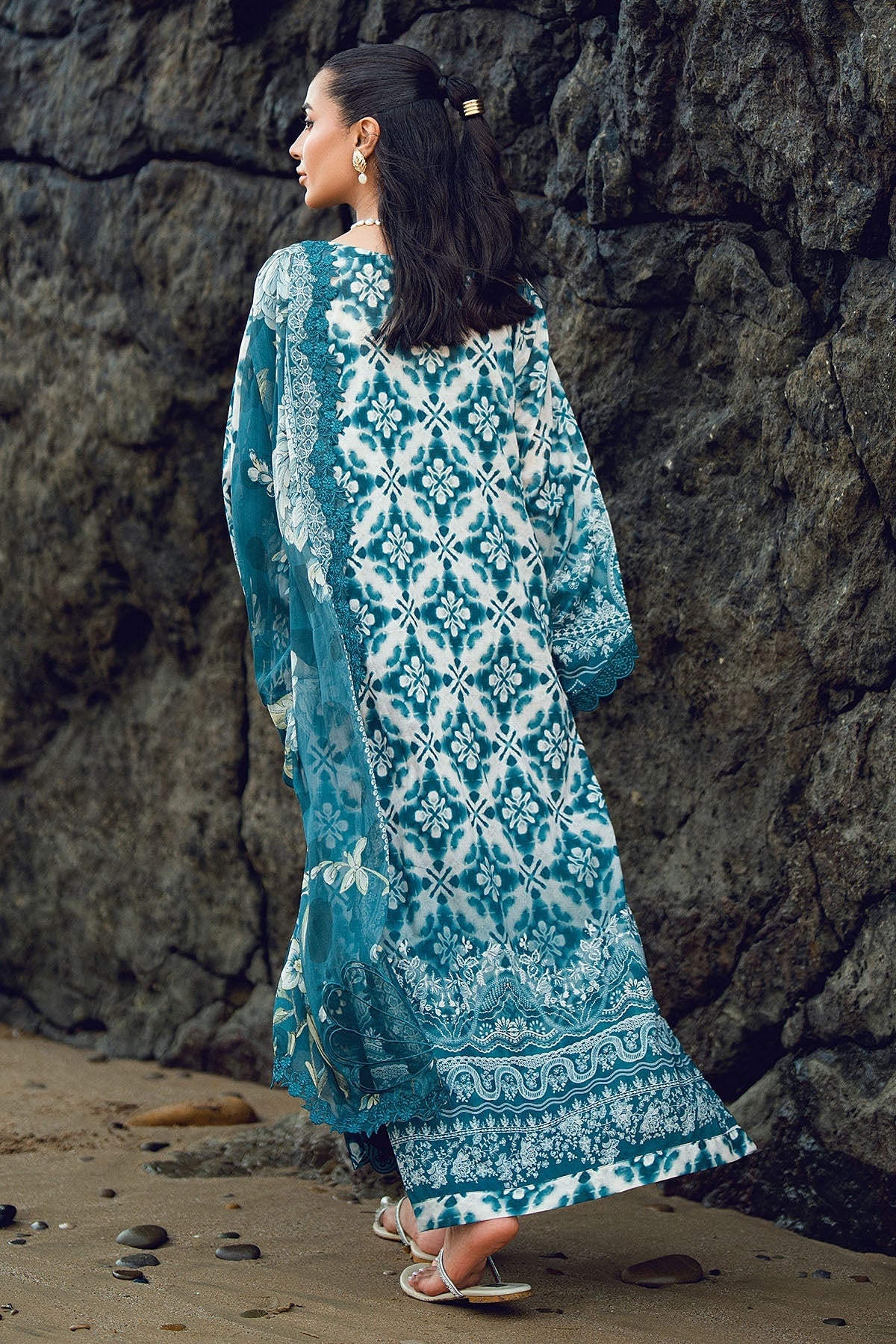 [ SUIT H ] - NUREH GARDENIA LAWN EMBROIDERED AND PRINTED 2026