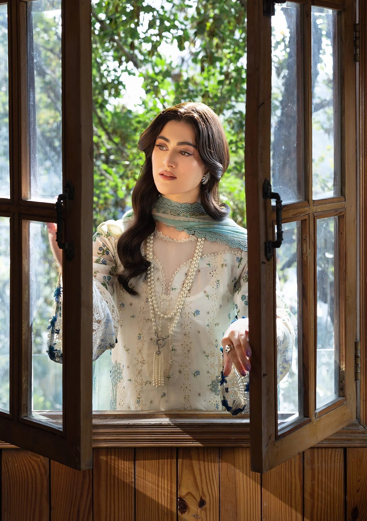 [ SUIT M ] - ELAF CHIKANKARI PRINTS WITH CHIFFON DUPATTA 2026
