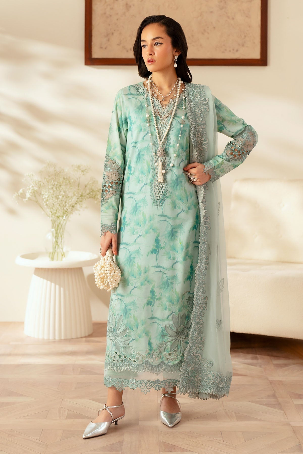 NUREH FEYA EID EDIT LAWN EMBROIDERED 2025