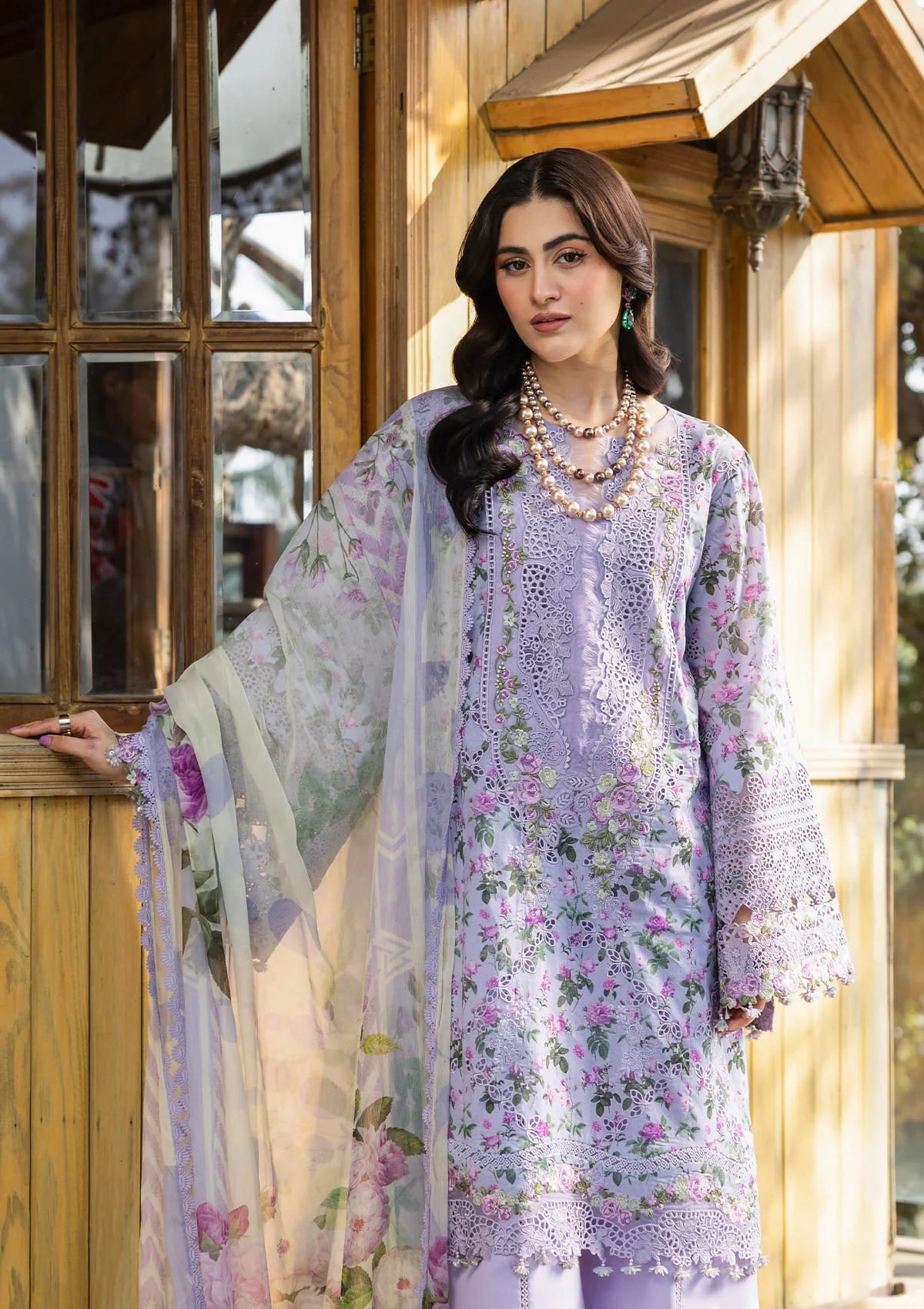[ SUIT I ] - ELAF CHIKANKARI PRINTS WITH CHIFFON DUPATTA 2026