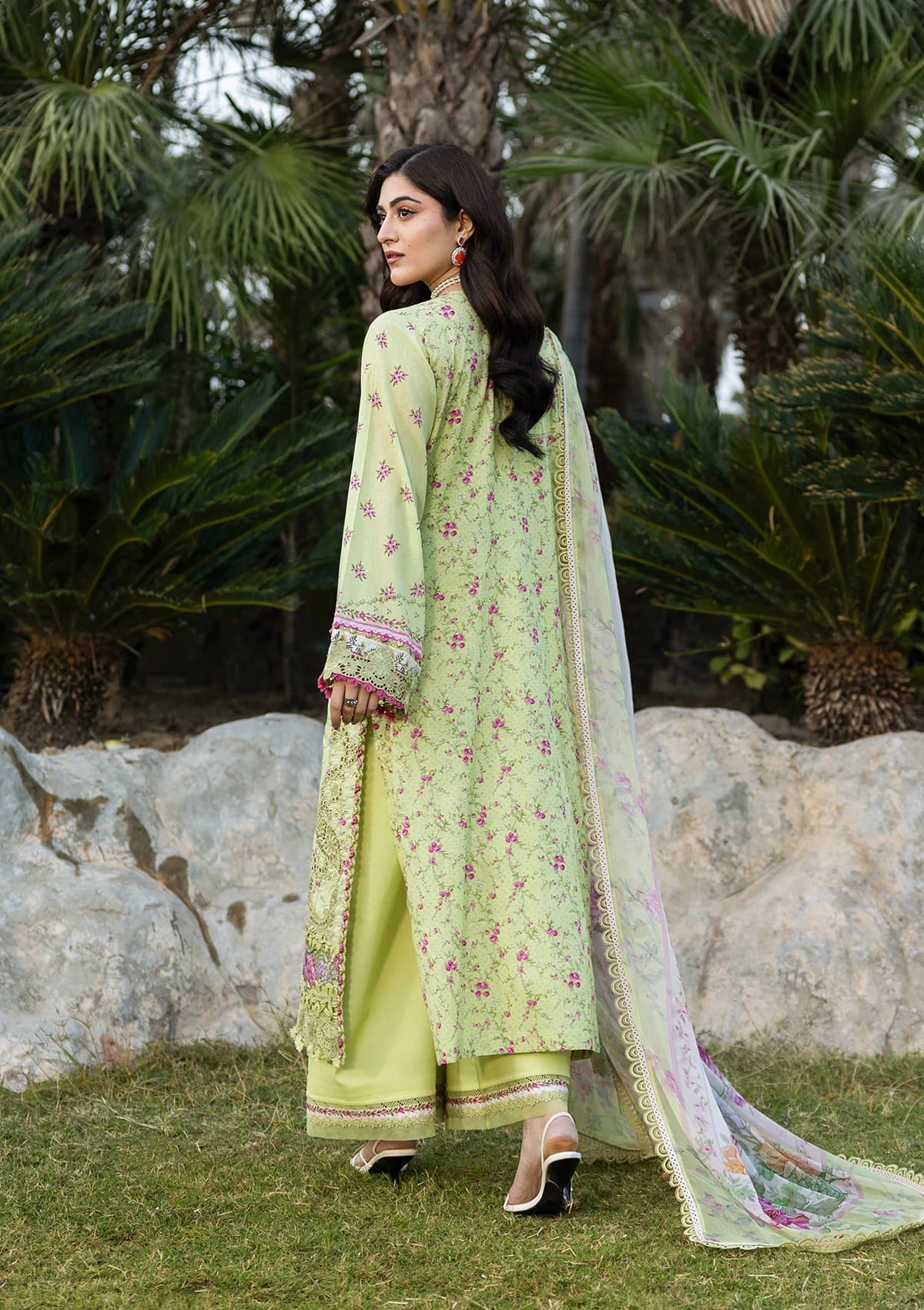 [ SUIT G ] - ELAF CHIKANKARI PRINTS WITH CHIFFON DUPATTA 2026