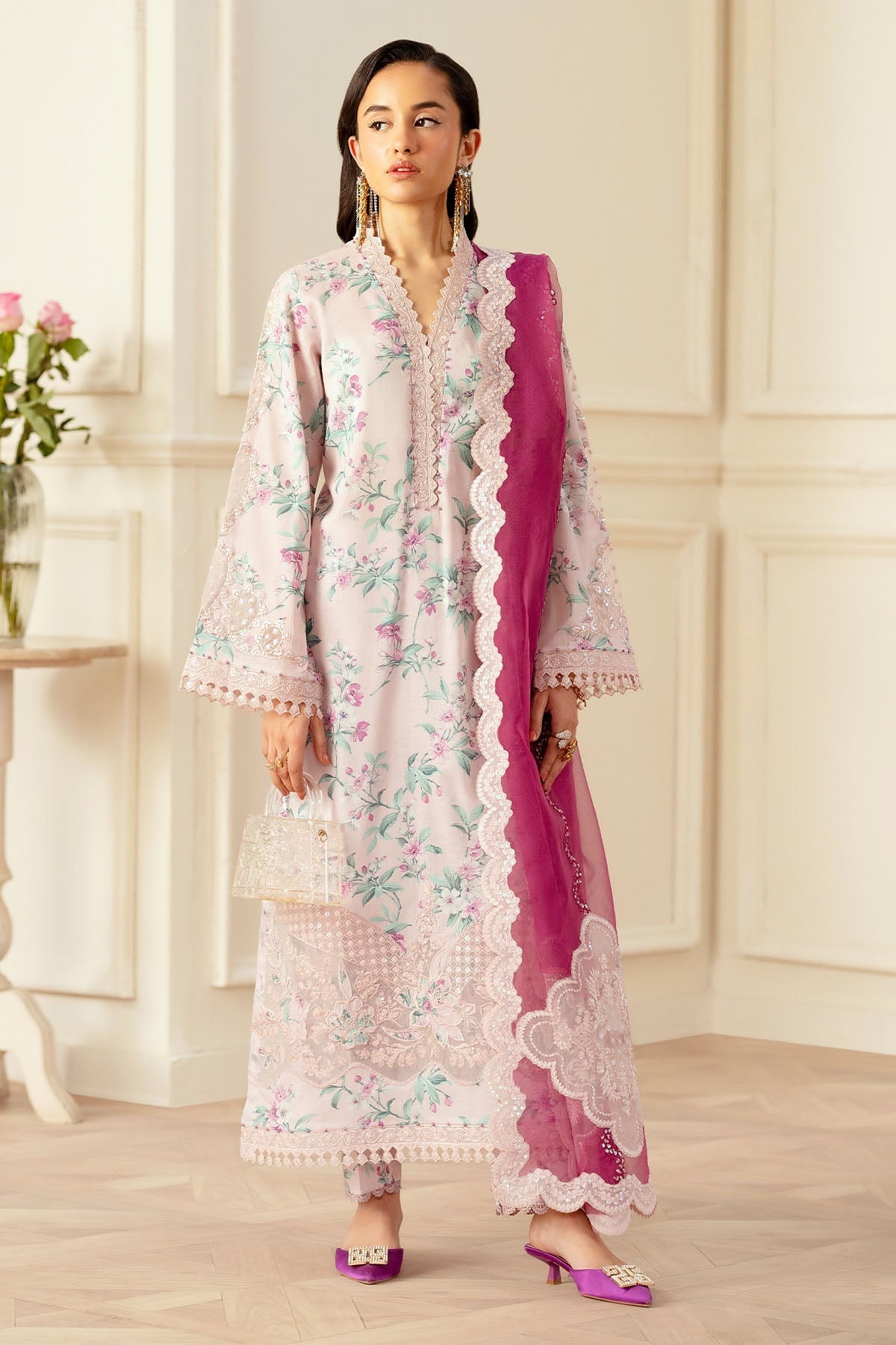 NUREH FEYA EID EDIT LAWN EMBROIDERED 2025