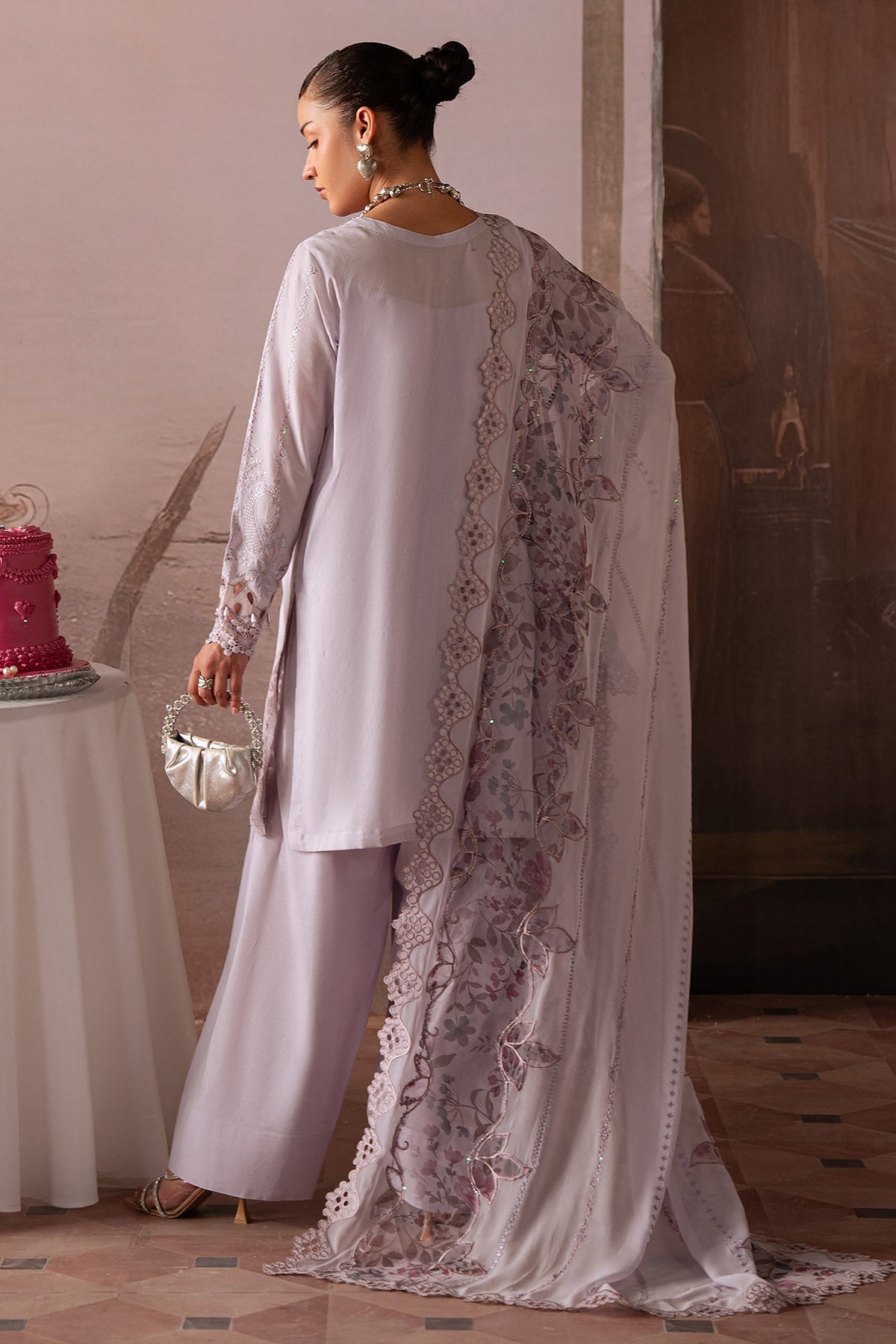 [ SUIT F ] - NUREH FEYA EMBROIDERED LAWN WITH EMBROIDERED CHIFFON DUPATTA COLLECTION 2026
