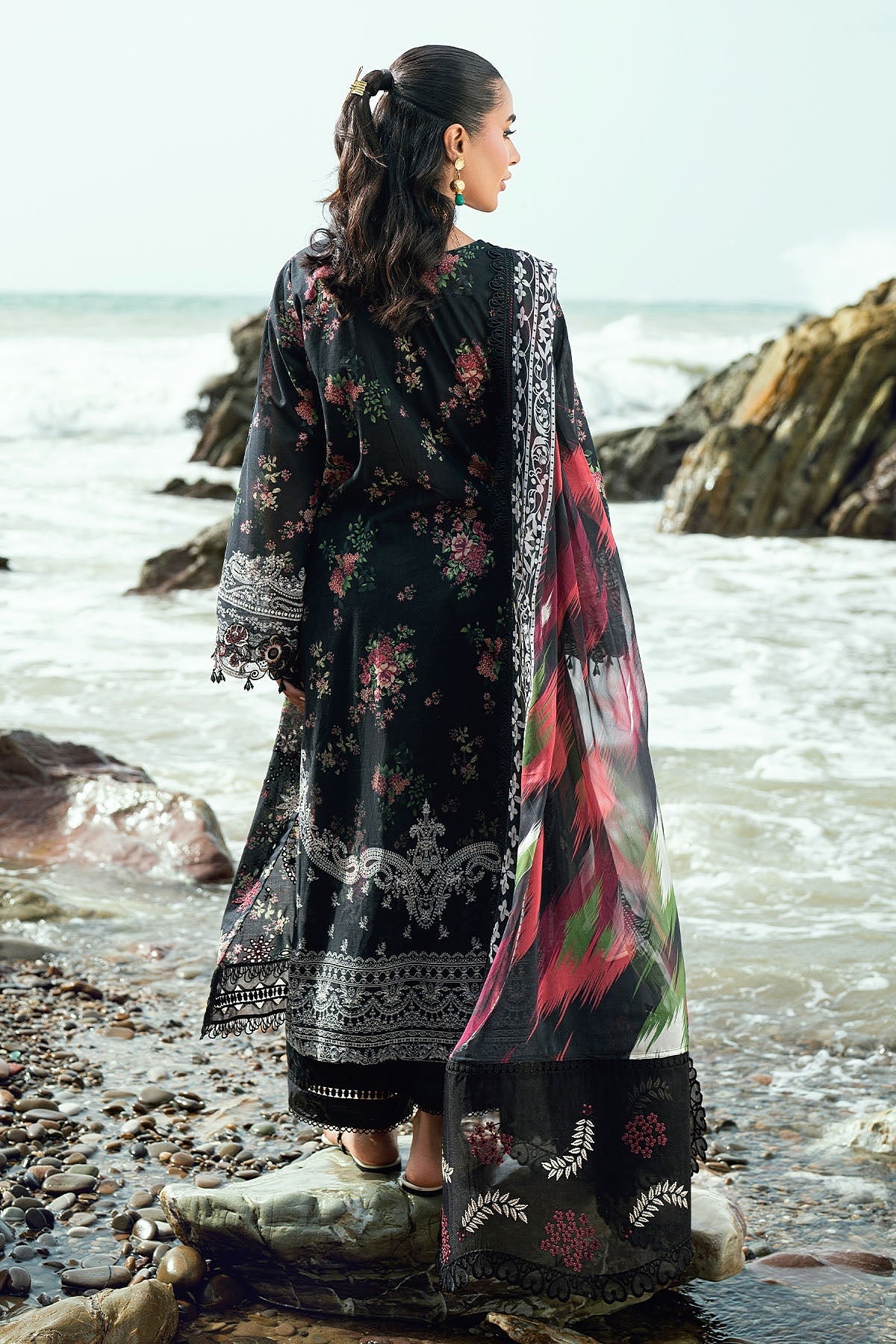 [ SUIT C ] - NUREH GARDENIA LAWN EMBROIDERED AND PRINTED 2026