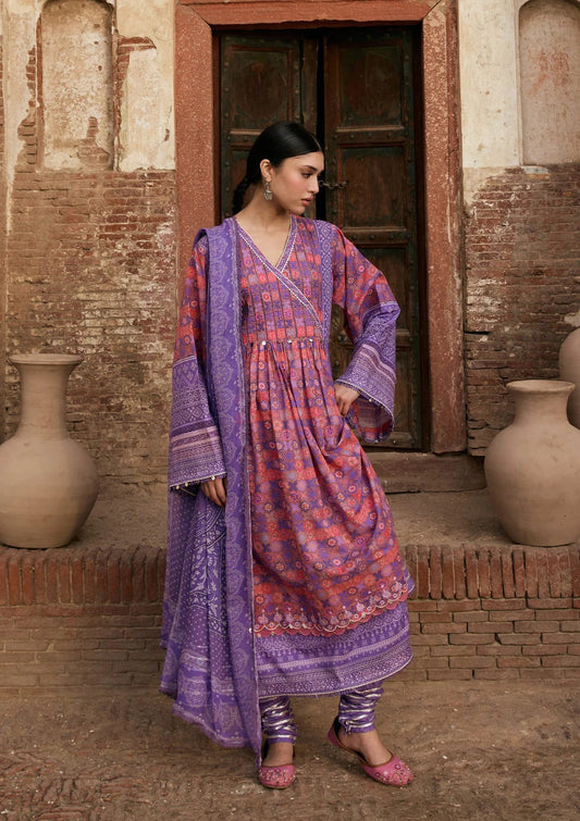 [ SUIT I ] - KAHF AANGAN LUXURY PRINT LAWN WITH CHIFFON DUPATTA 2026