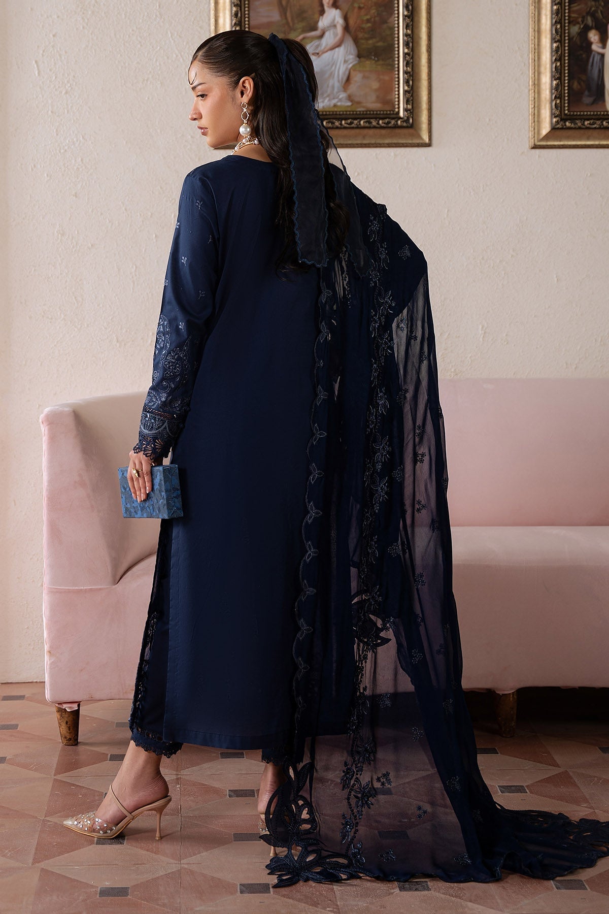 [ SUIT C ] - NUREH FEYA EMBROIDERED LAWN WITH EMBROIDERED CHIFFON DUPATTA COLLECTION 2026