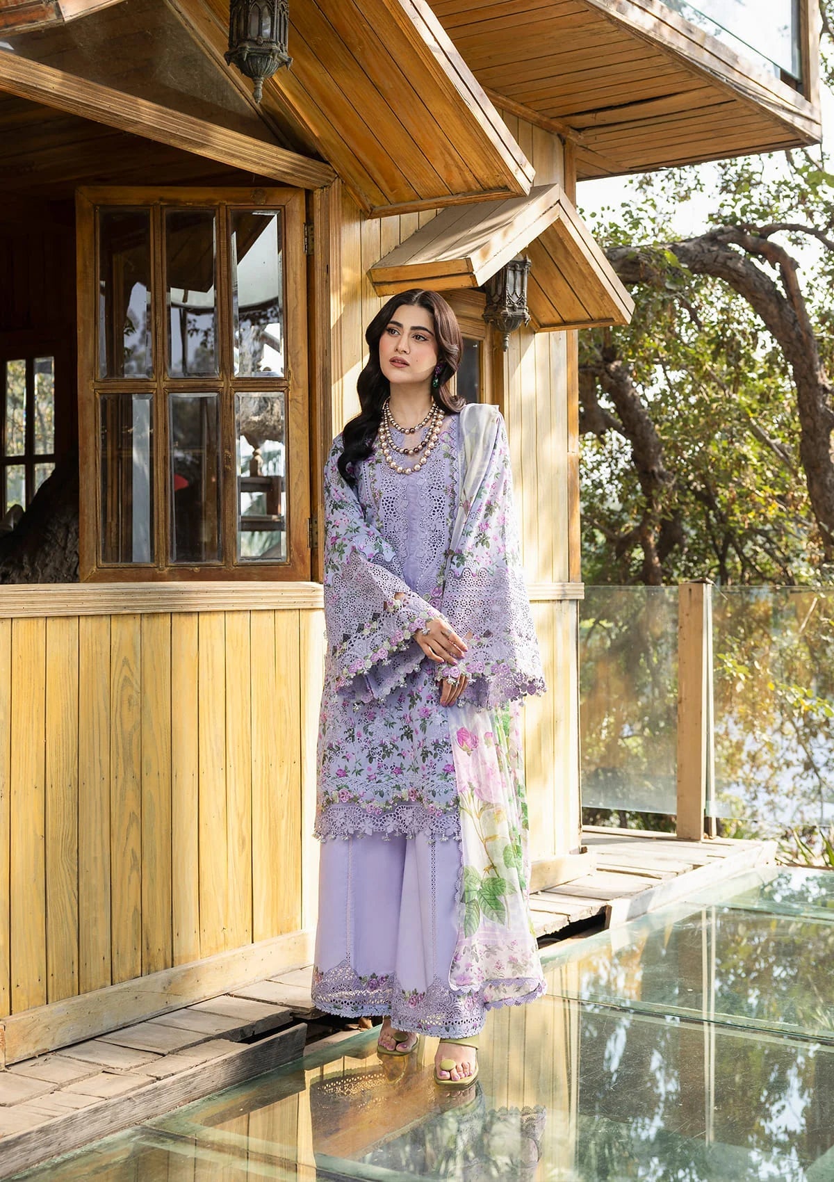 [ SUIT I ] - ELAF CHIKANKARI PRINTS WITH CHIFFON DUPATTA 2026