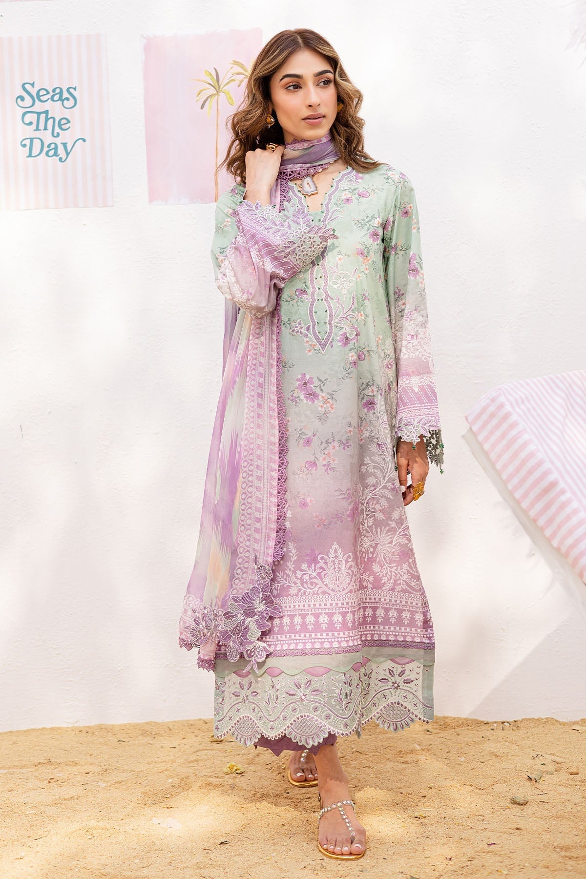 NUREH GARDENIA LAWN EMBROIDERED COLLECTION 2025