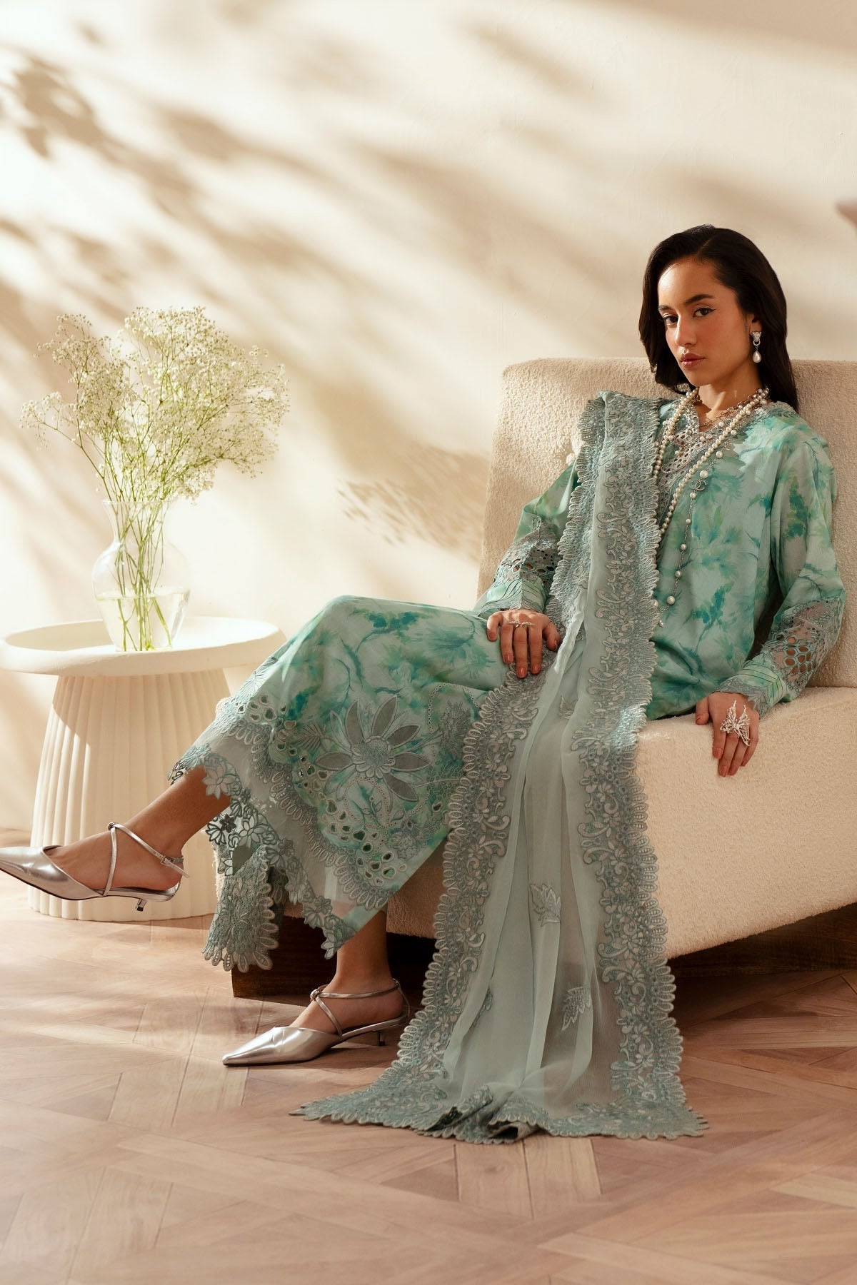 NUREH FEYA EID EDIT LAWN EMBROIDERED 2025