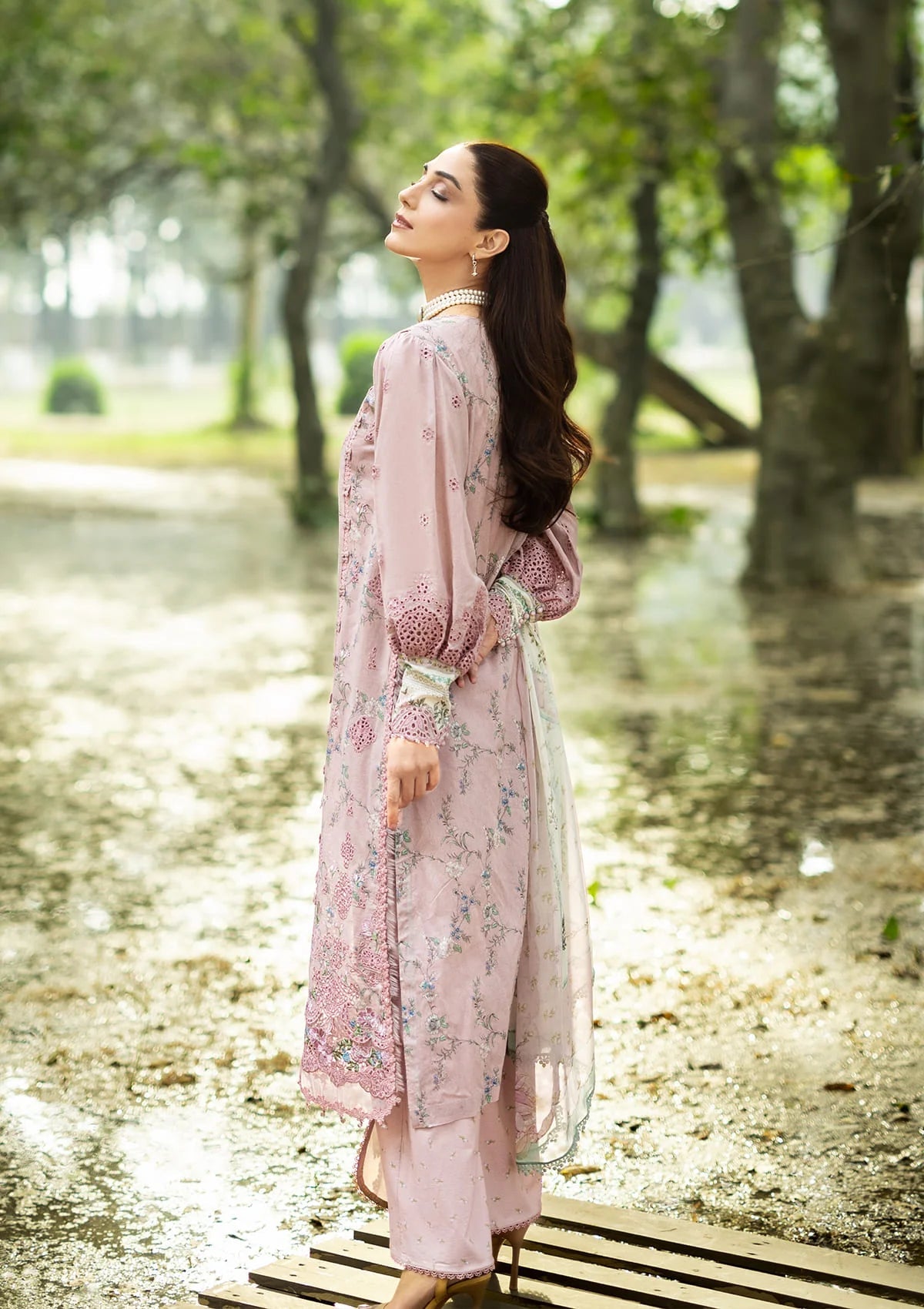 [ SUIT P ] - ELAF CHIKANKARI PRINTS WITH CHIFFON DUPATTA 2026