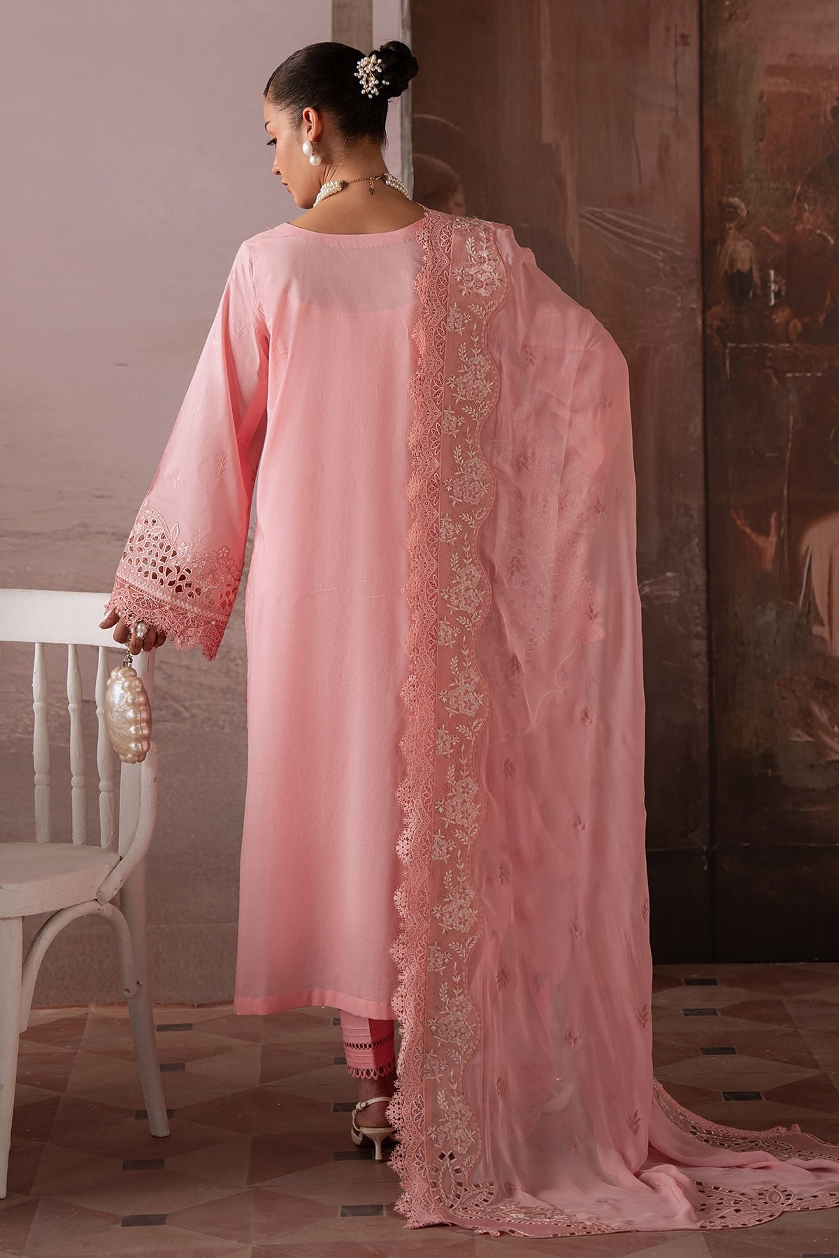[ SUIT D ] - NUREH FEYA EMBROIDERED LAWN WITH EMBROIDERED CHIFFON DUPATTA COLLECTION 2026