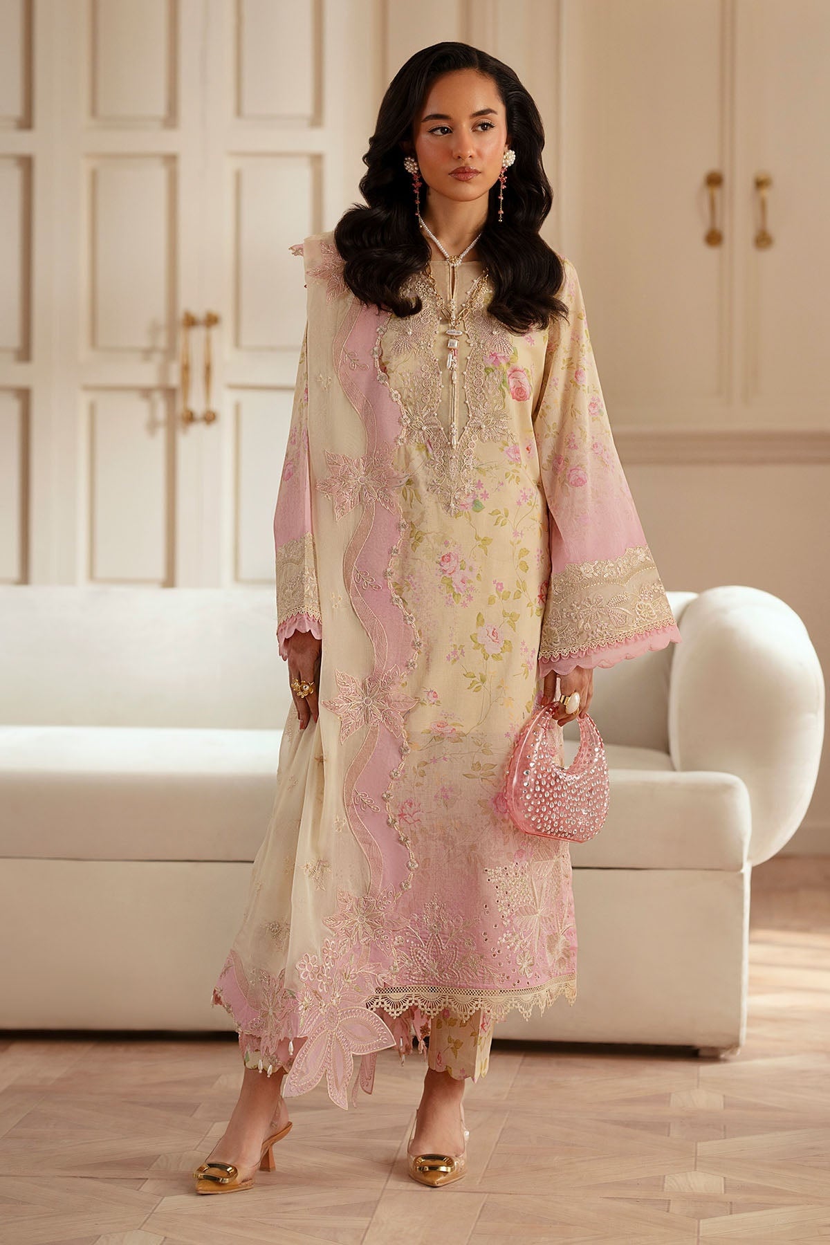 NUREH FEYA EID EDIT LAWN EMBROIDERED 2025