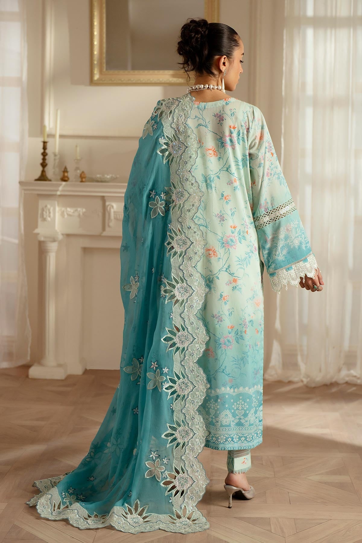 NUREH FEYA EID EDIT LAWN EMBROIDERED 2025